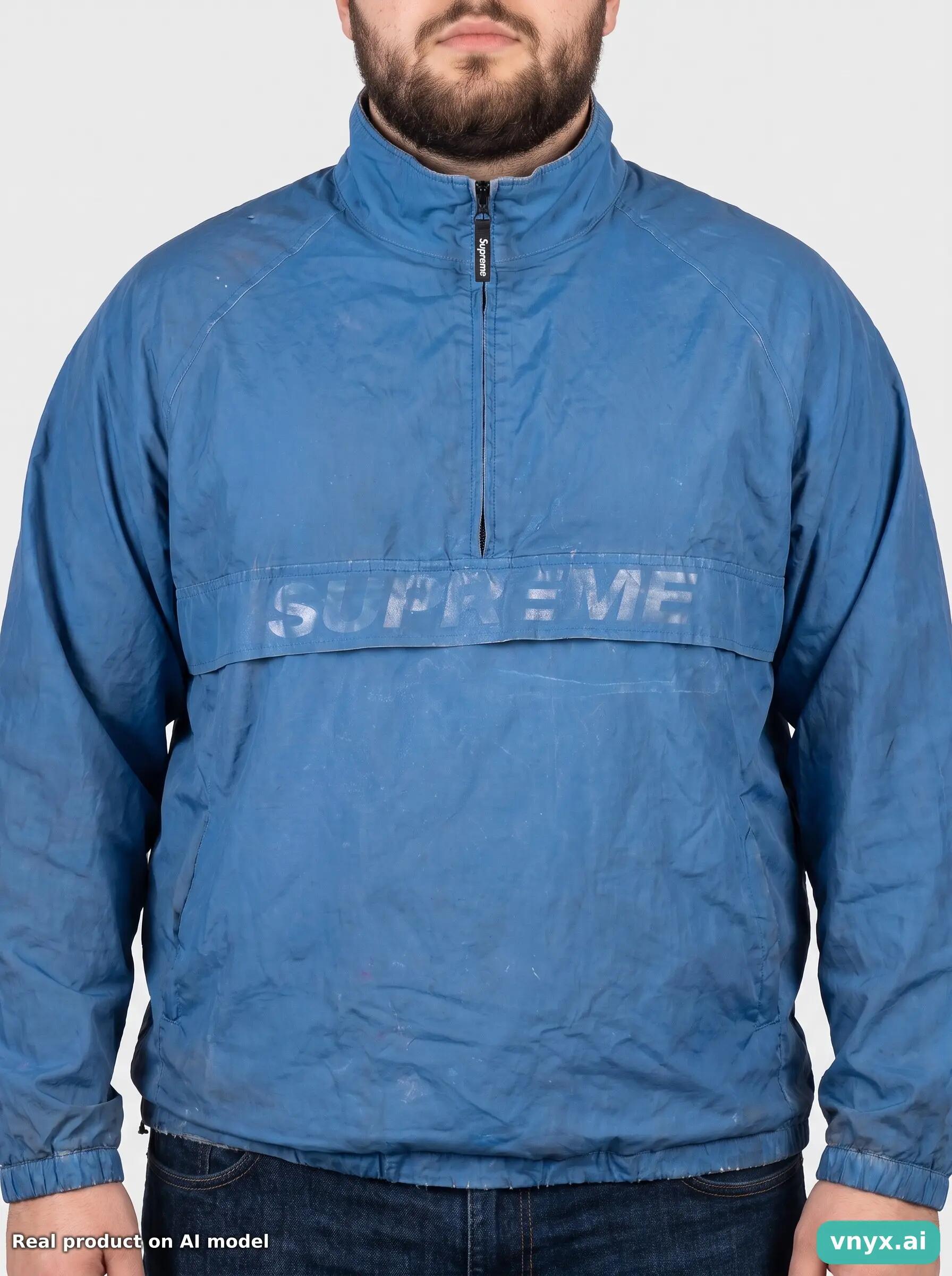 Second Life - Supreme Windbreaker in Blue size XL 5/5