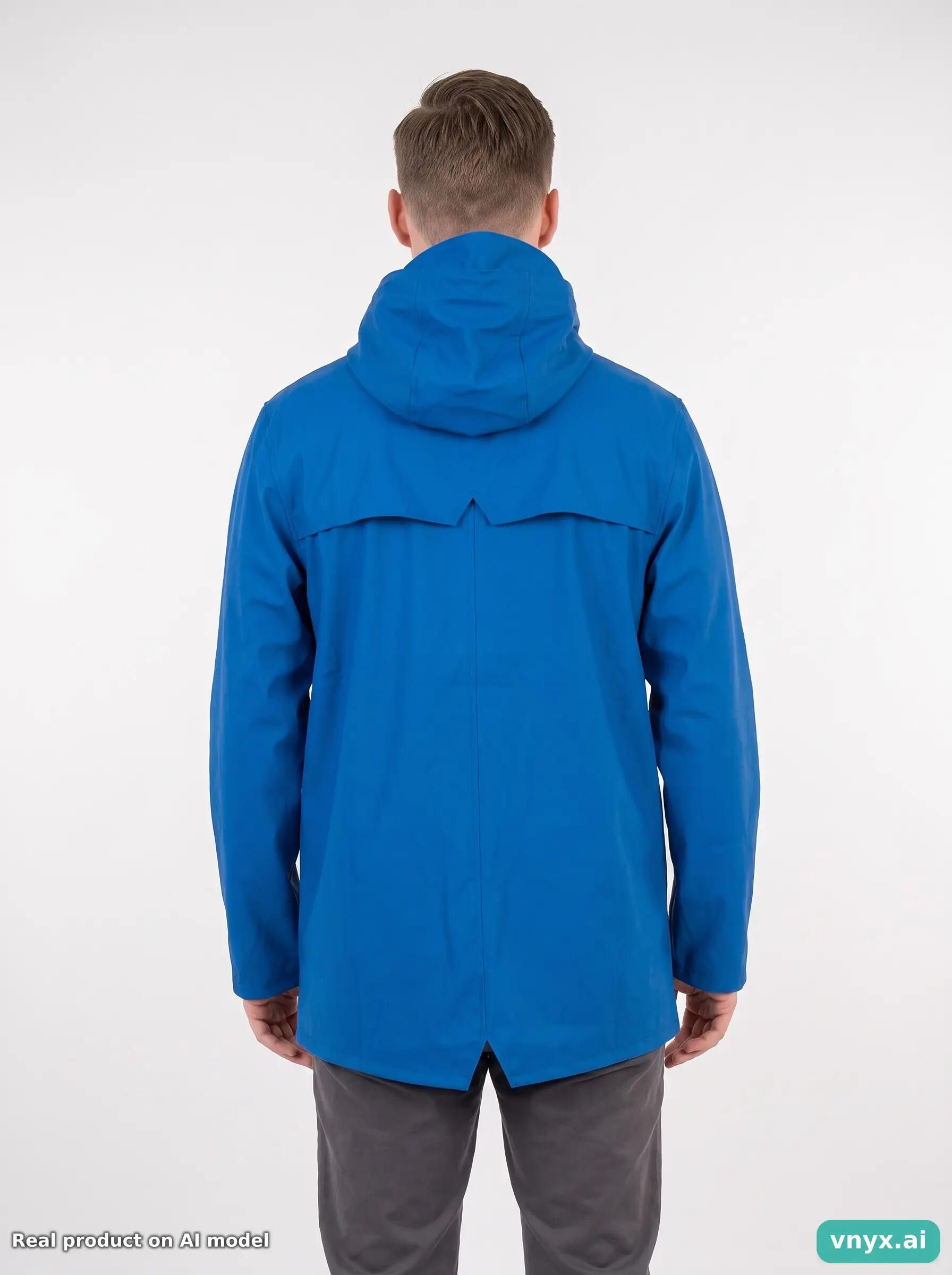 Second Life - Vintage RAINS Blue Outdoor Jacket Men S 2/5