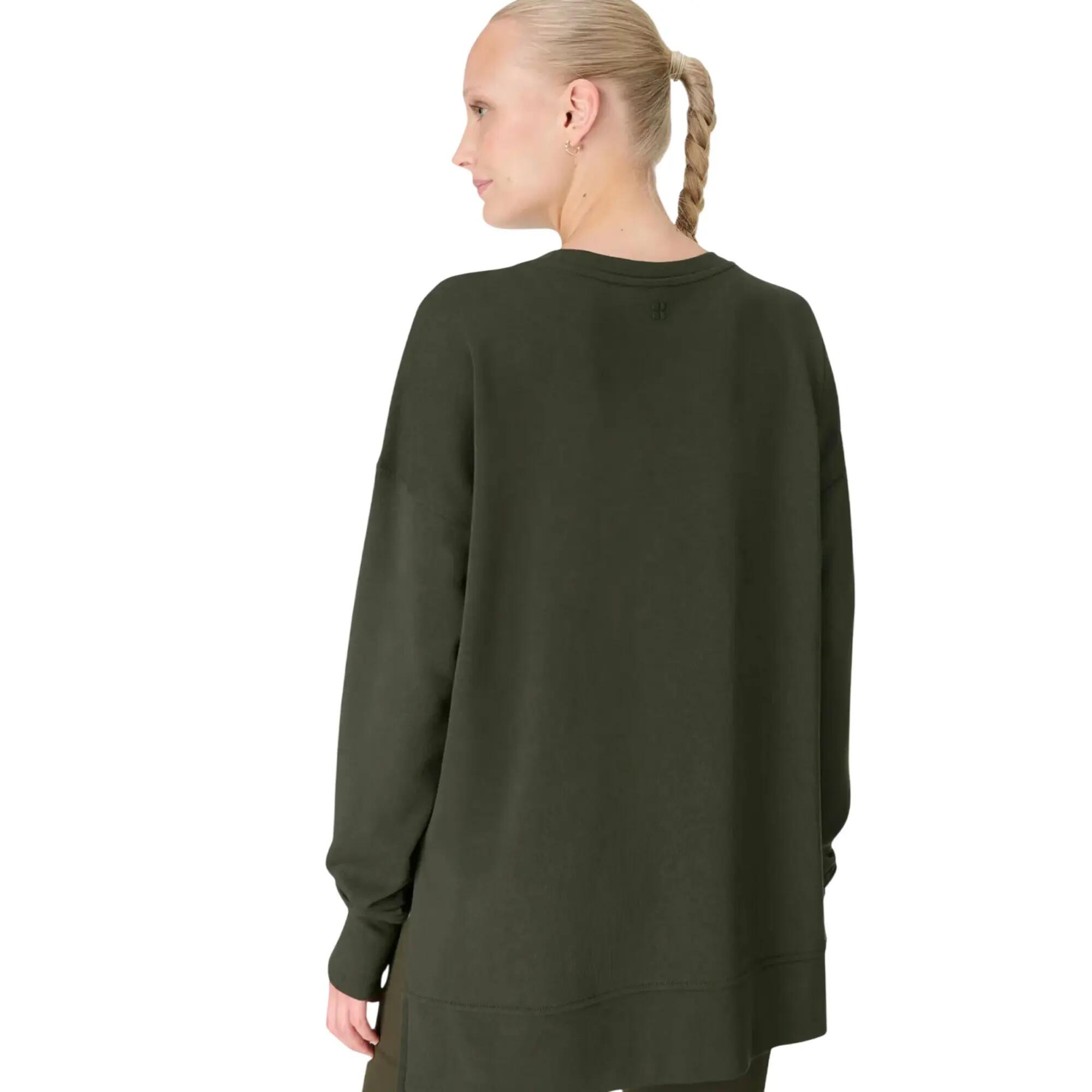 Womens/Ladies After Class Longline Sweatshirt (Nori) 3/4