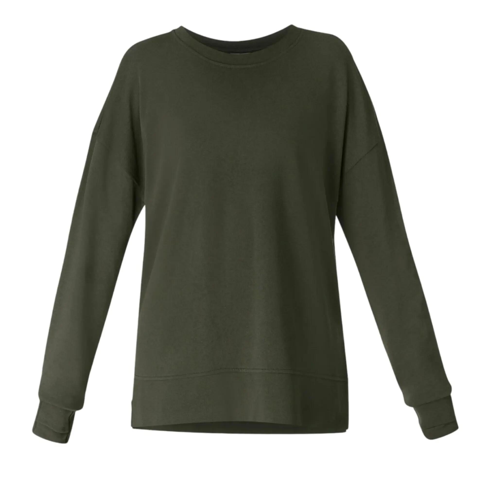 Womens/Ladies After Class Longline Sweatshirt (Nori) 2/4