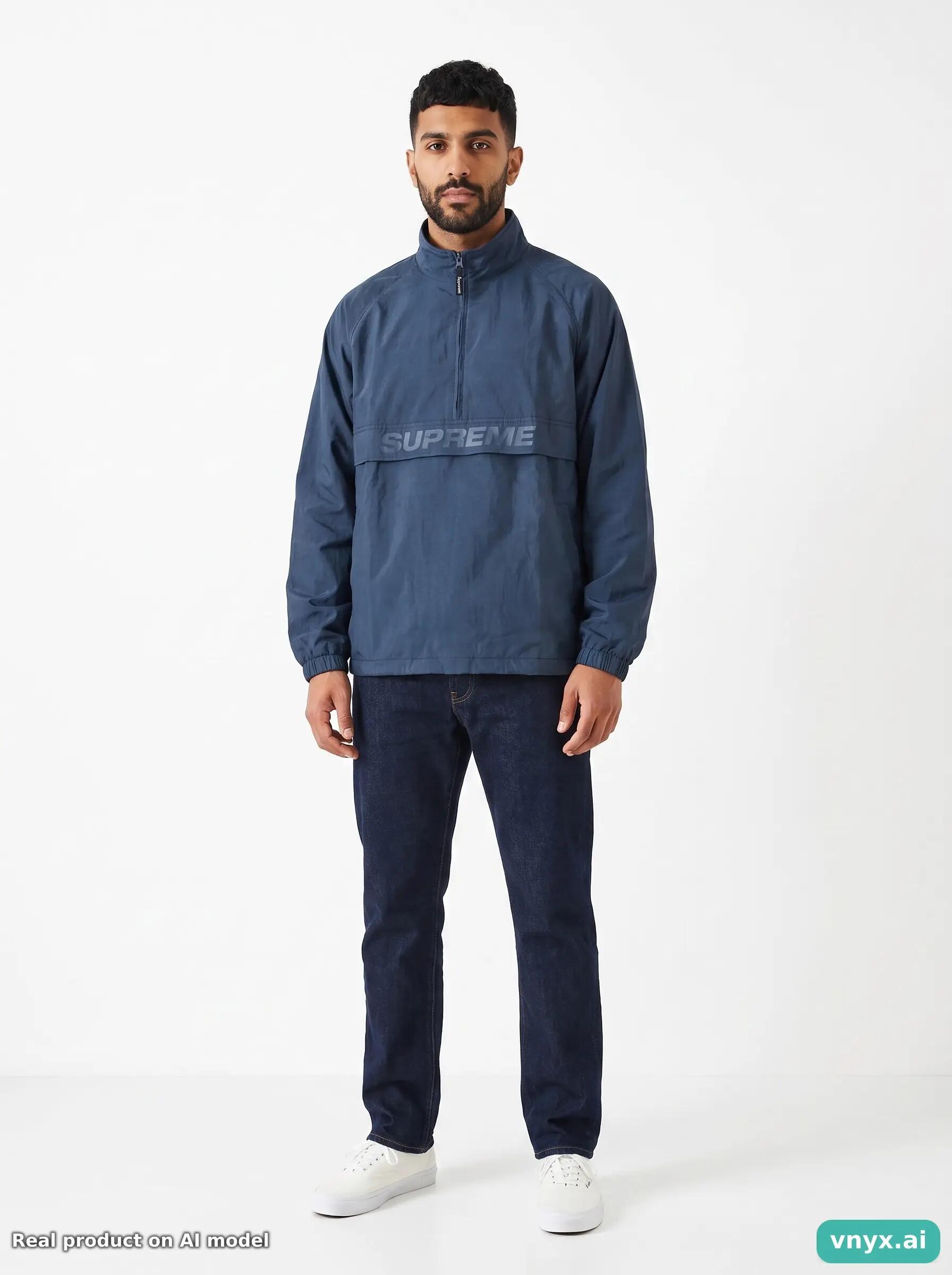 Second Life - Supreme Windbreaker in Blue size XL 3/5