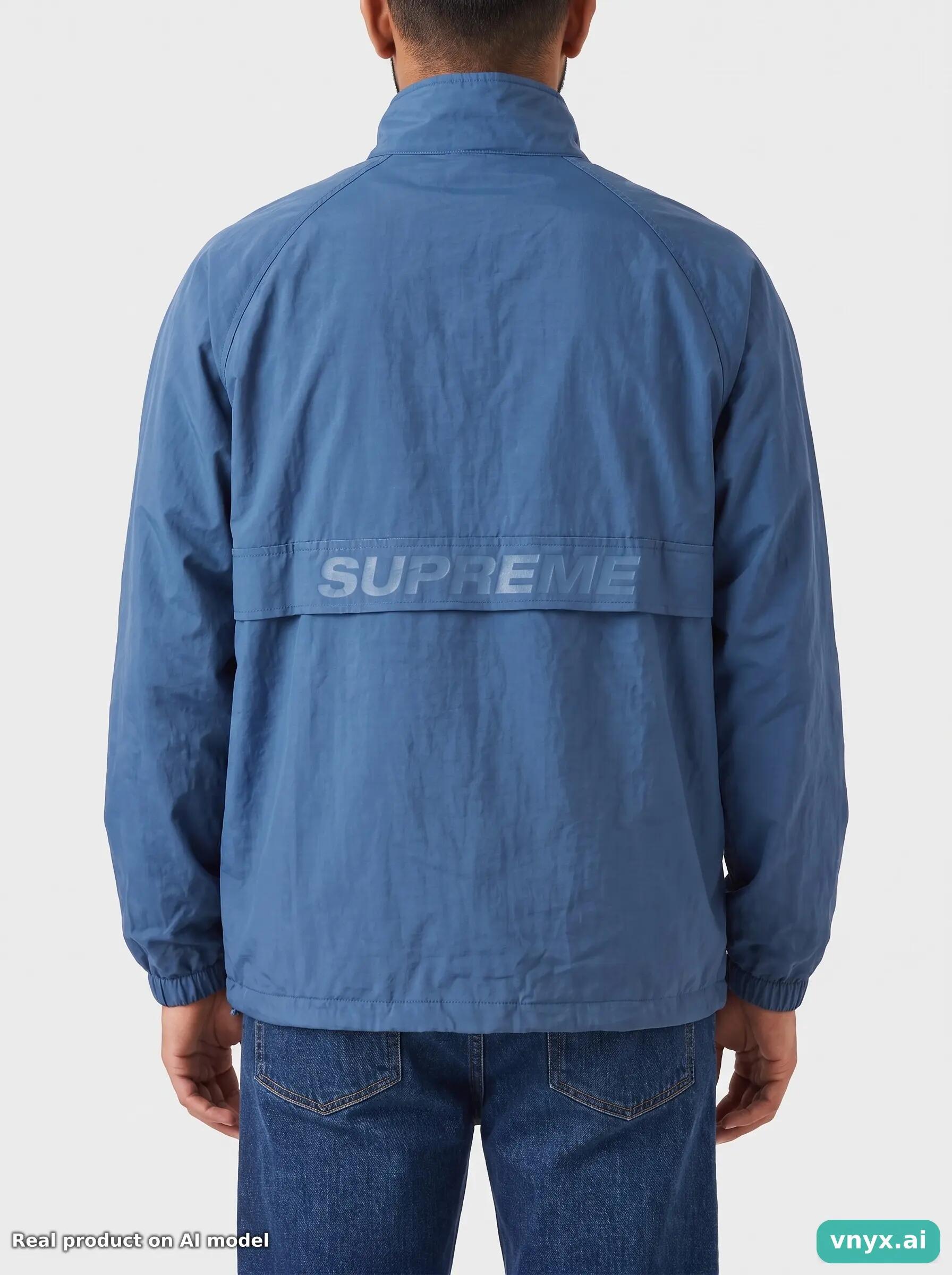 Second Life - Supreme Windbreaker in Blue size XL 2/5