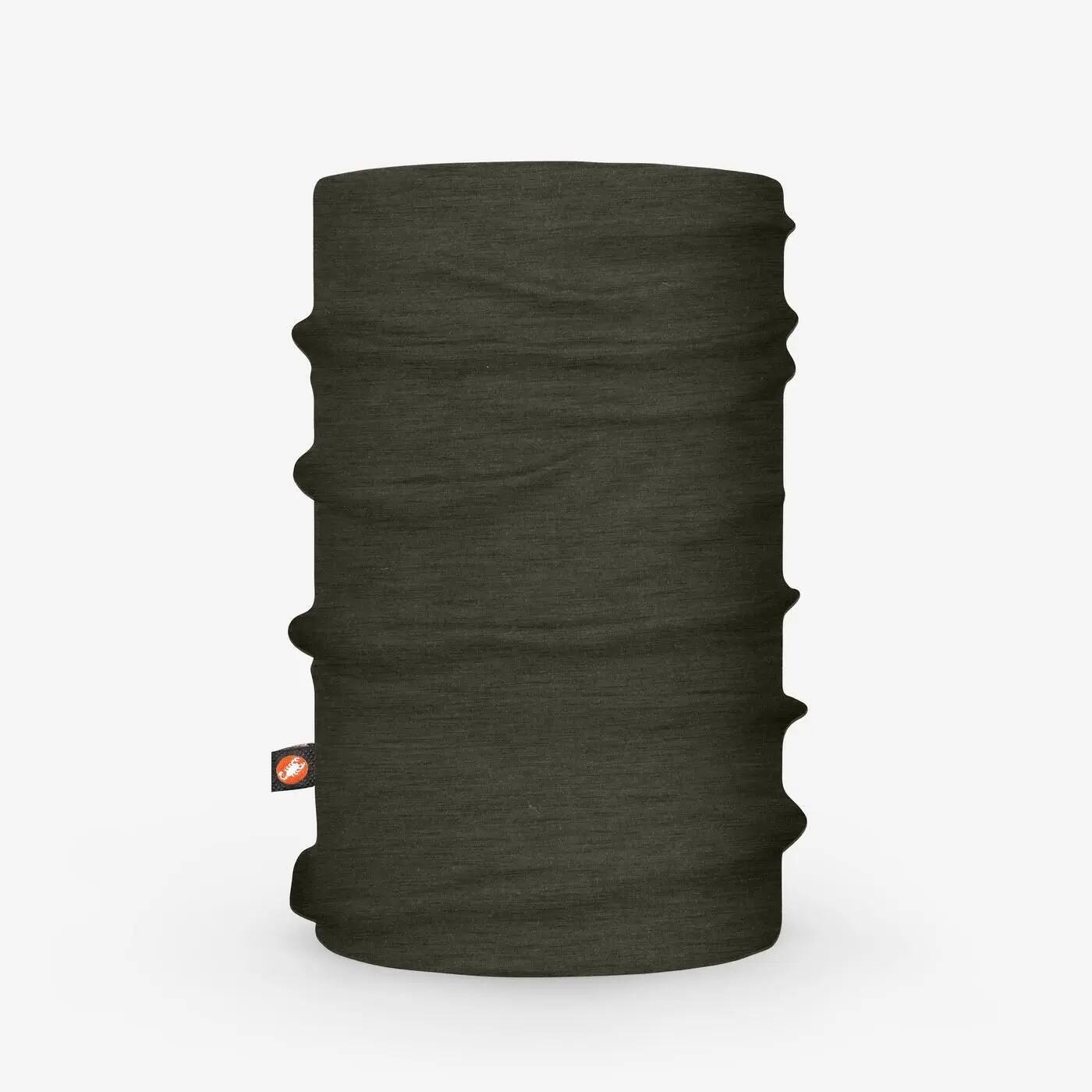 Tubular multifunctional - Neckwarmer Merino - verde militar - UNI