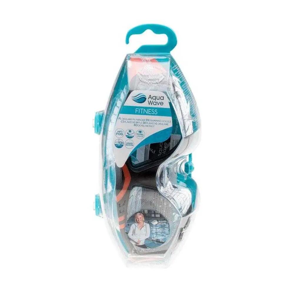 Occhialini Da Nuoto Adulto Unisex Aquawave Maveric Trasparente Arancio 3/3