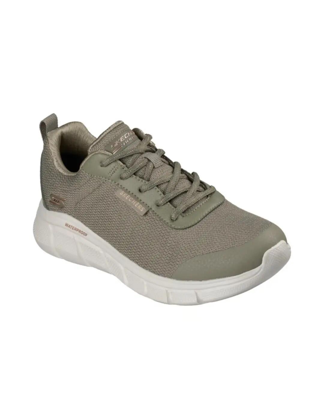 Zapatillas para Mujer Skechers Waterproof bobs b flex Verde 3/5