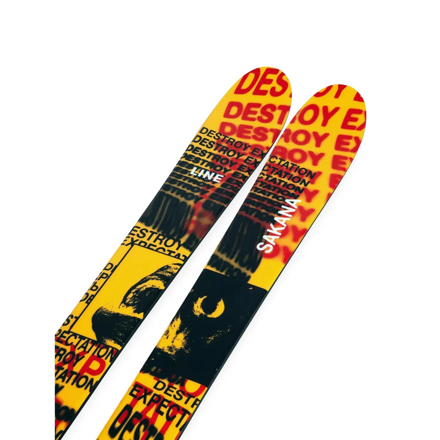 Esquís LINE Sakana — Naranja 3/7