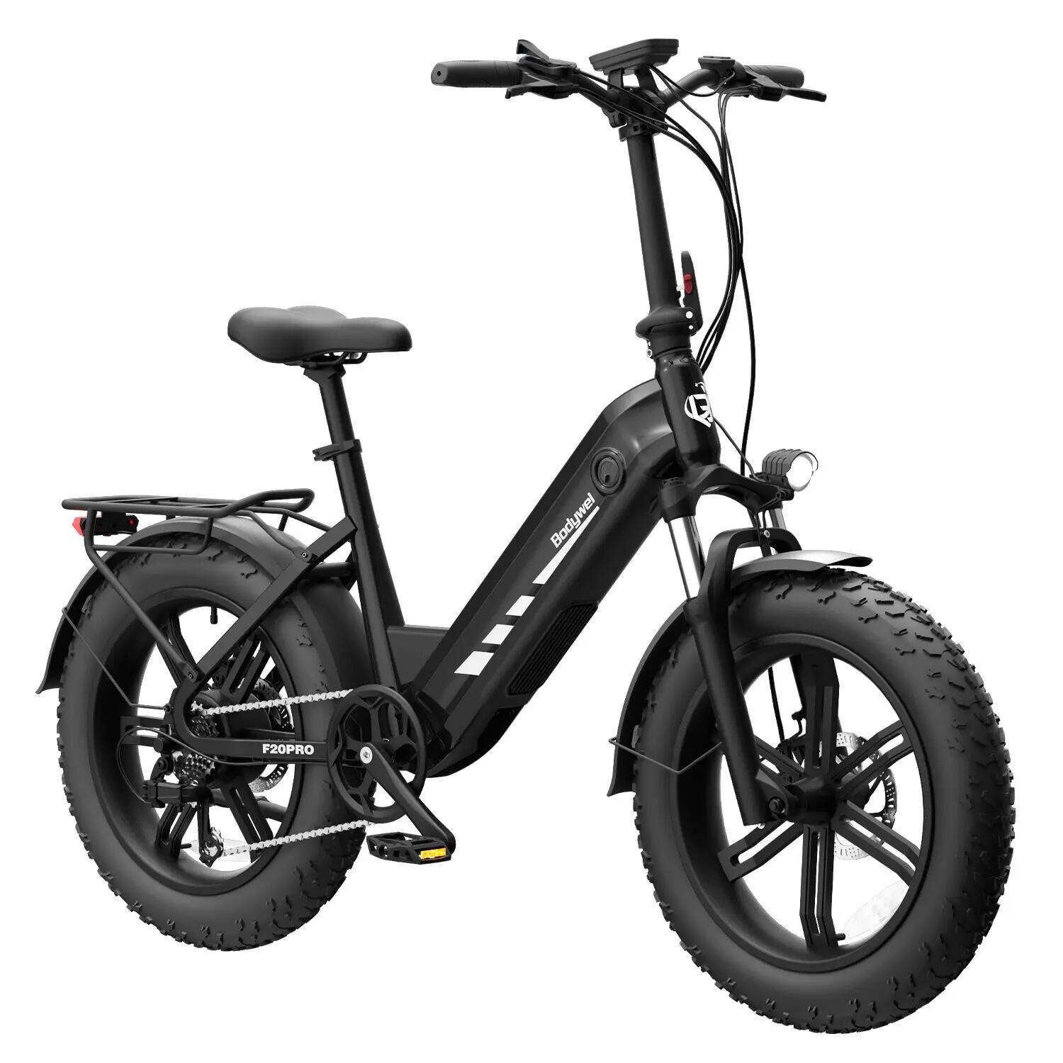 Bicicleta urbana elétrica BODYWEL F20PRO, motor 500W, 960Wh, 20 polegadas 2/8