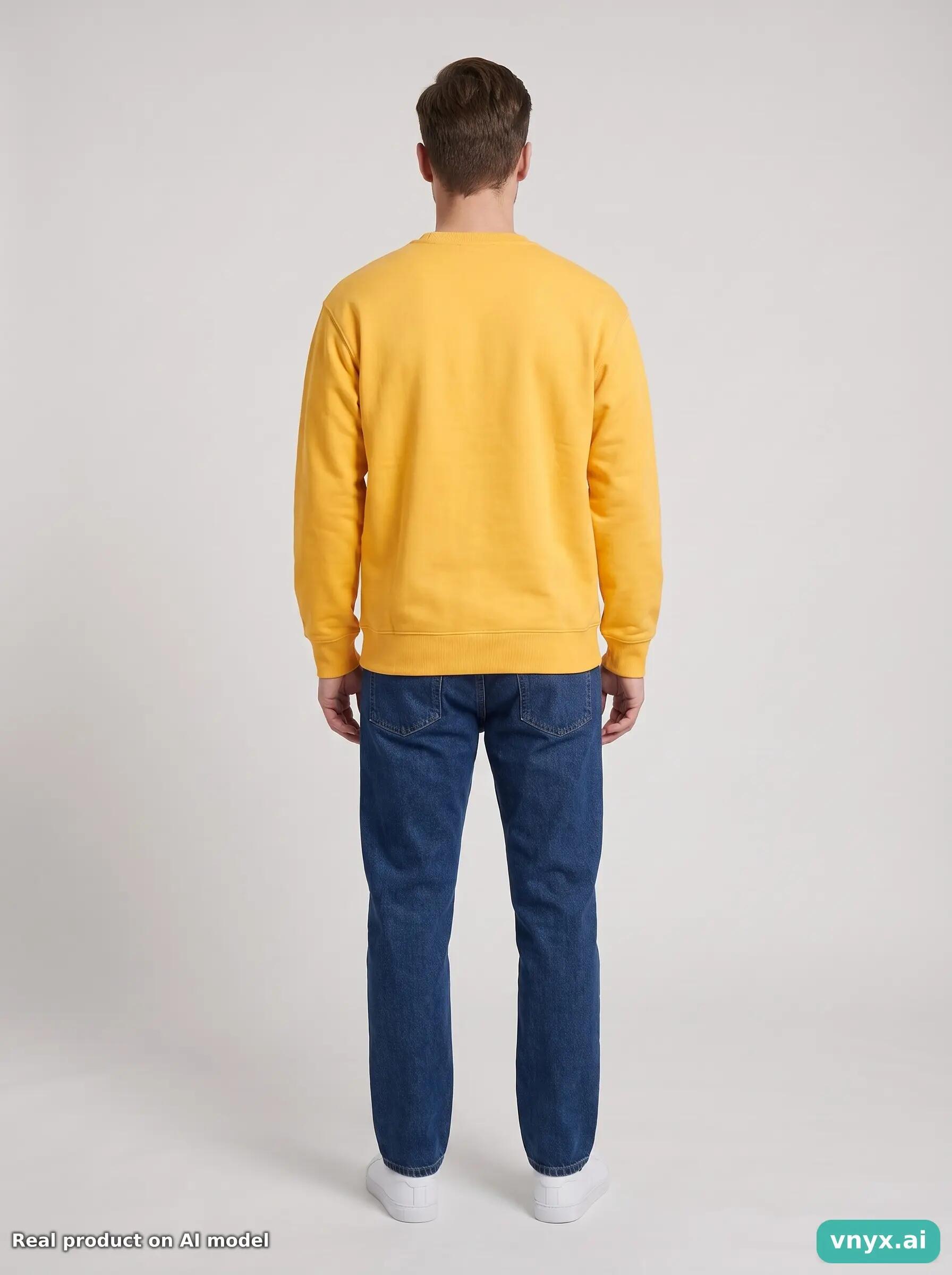 Second Life - Vintage Carhartt Orange Sweatshirt Men M 4/5