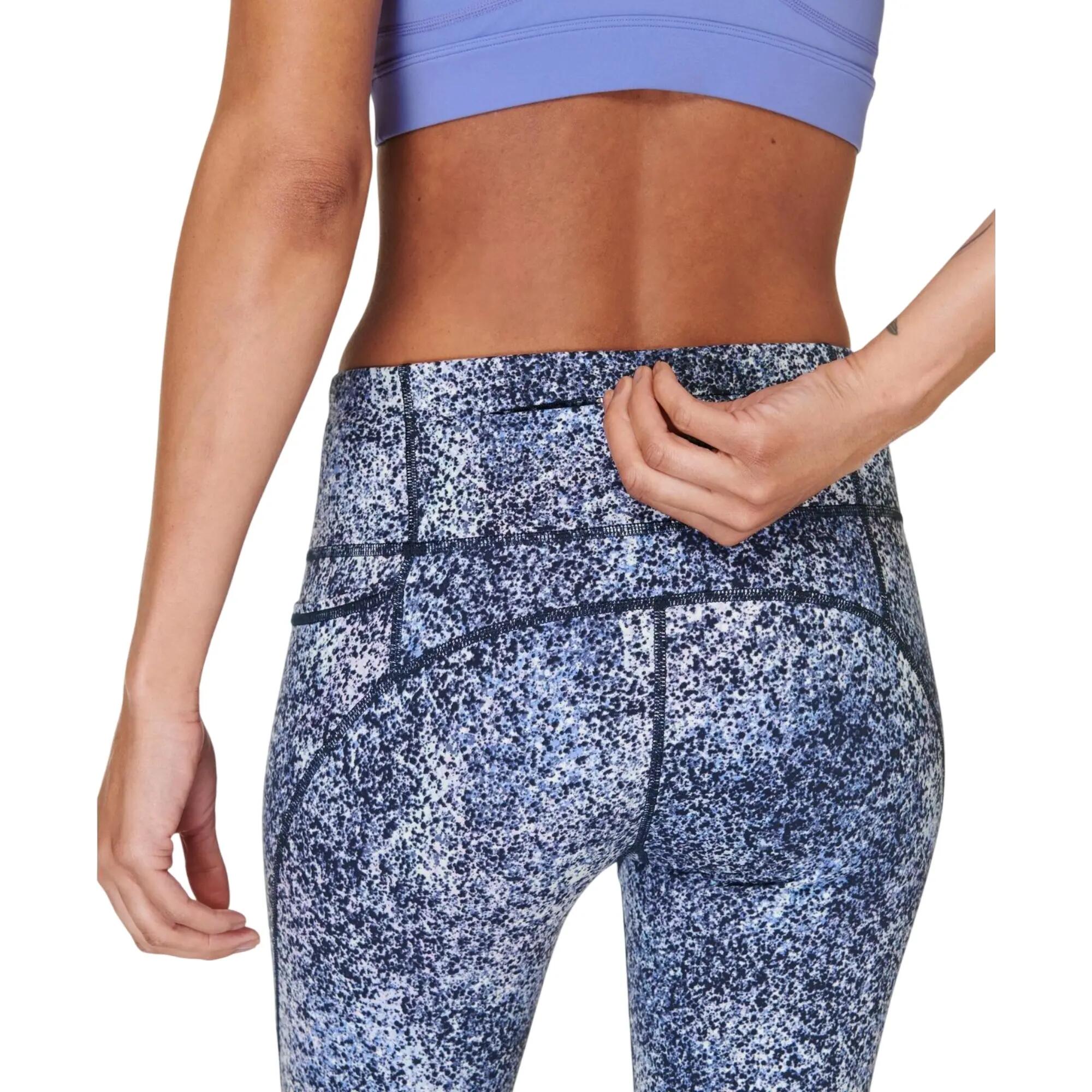 Legging Sport Motif/style Imprimé Léopard POWER 7/8 Femme (Bleu) 6/6