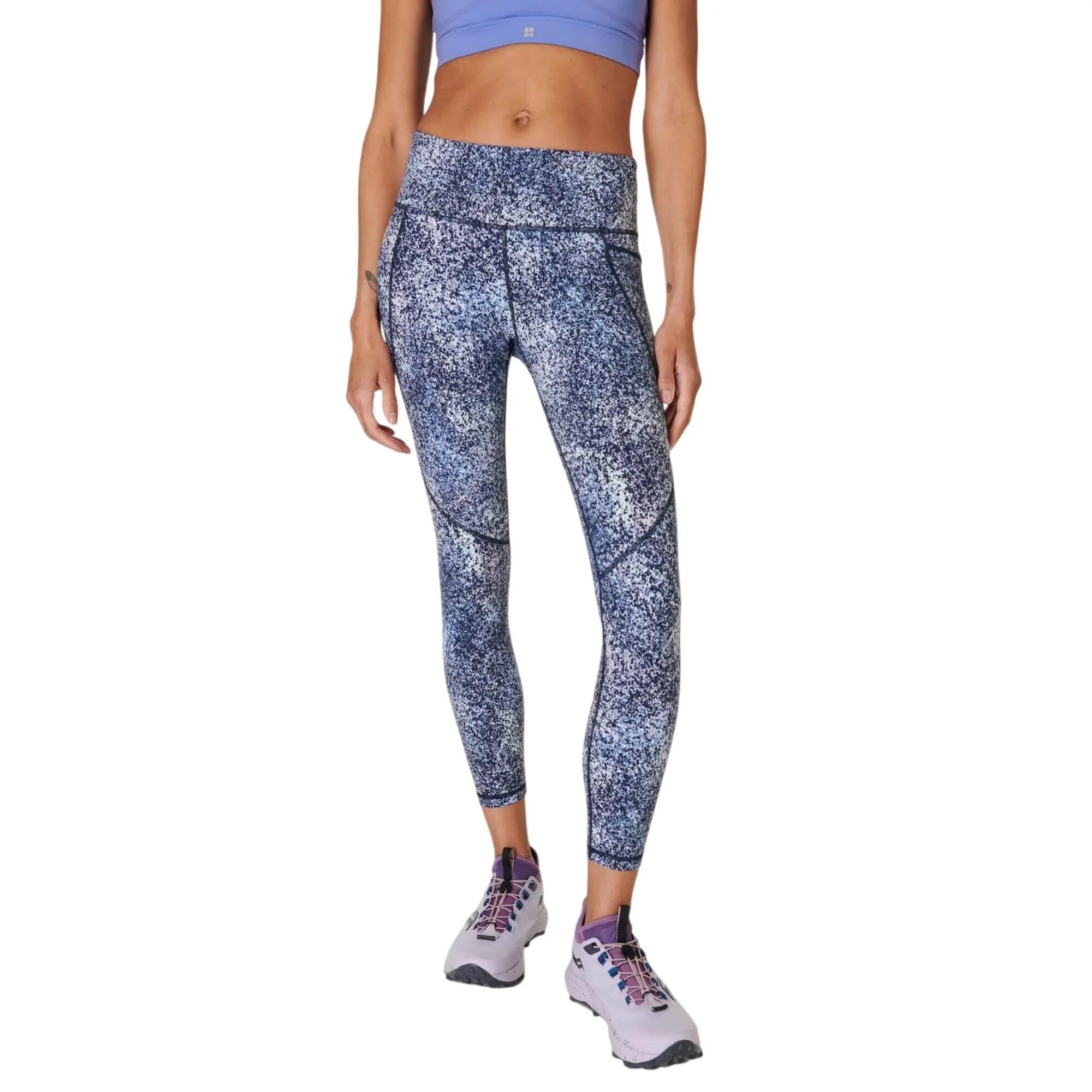 Legging Sport Motif/style Imprimé Léopard POWER 7/8 Femme (Bleu) 4/6