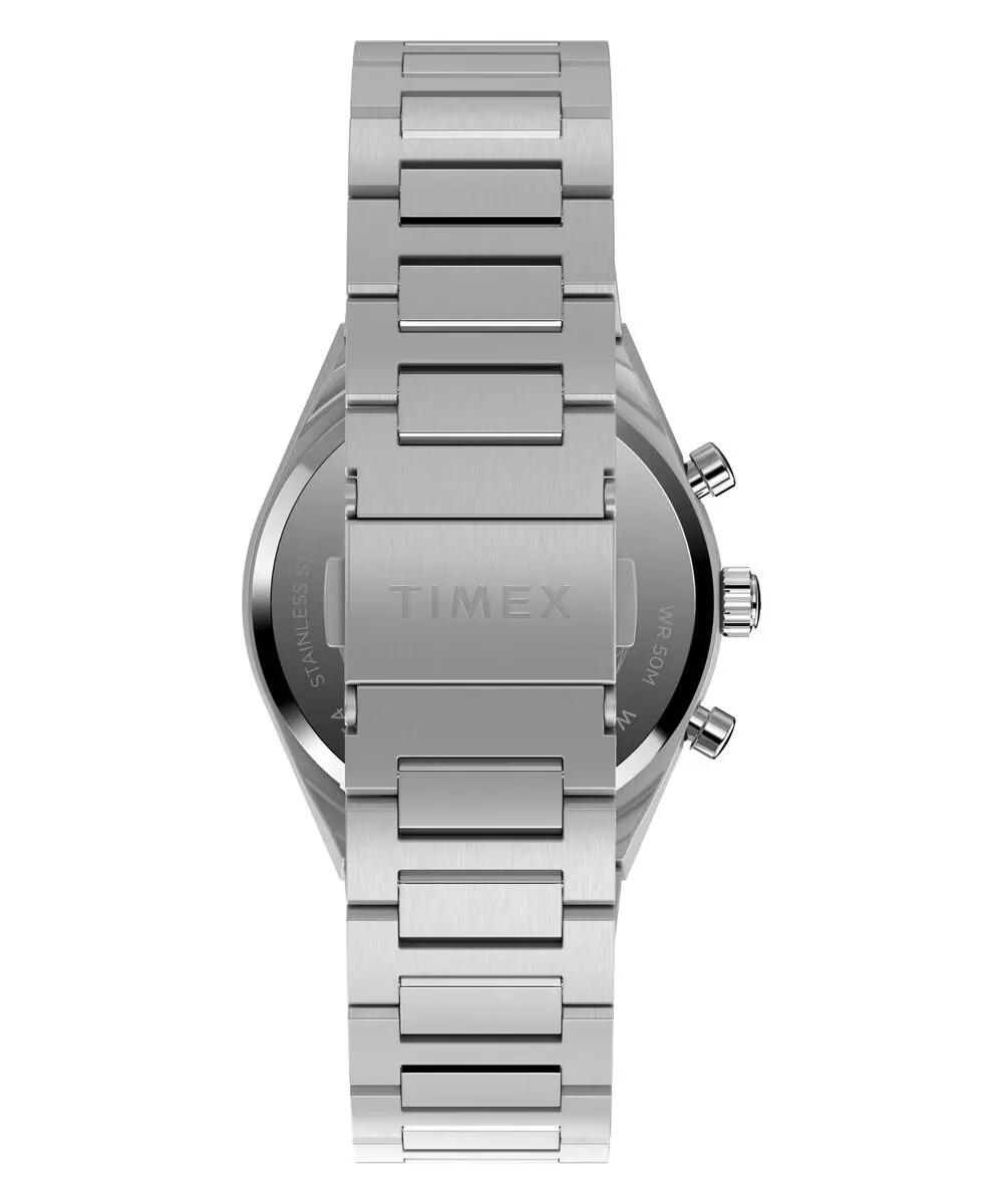 Timex Chronograph Uhr Silber/Blau TW2Y92400 2/6