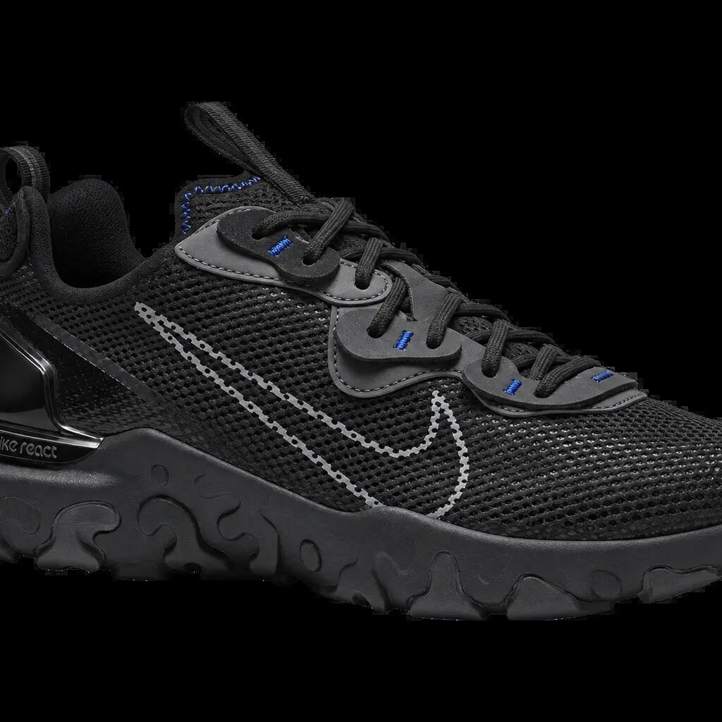 Herren - sneaker - schuhe - nike react vision - schwarz, particle grey