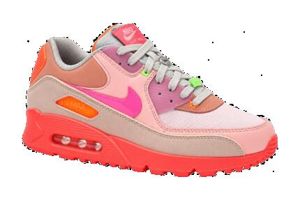 Zapatillas retro para mujer - con diseño gráfico - Nike Air Max 90 - gris
