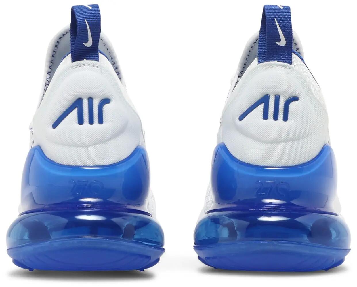 Baskets lifestyle pour hommes - Nike Air Max 270 - Blanc, Bleu Royal - EU 41 4/5