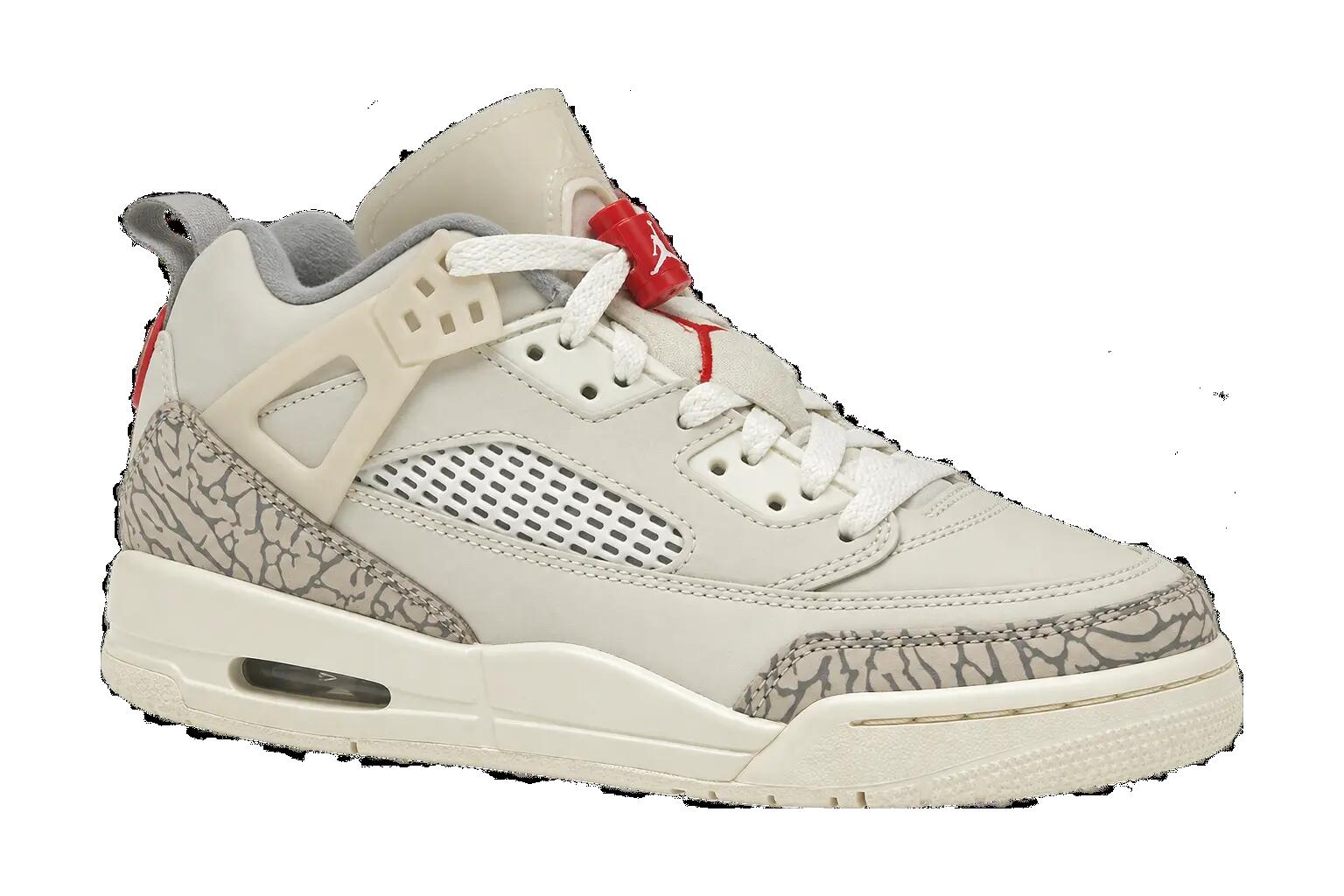Baskets enfant low-top Air Jordan Spizike blanches 1/1