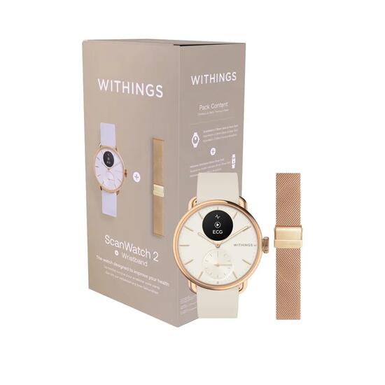 Montre connectée Withings ScanWatch 2 Or Rose
