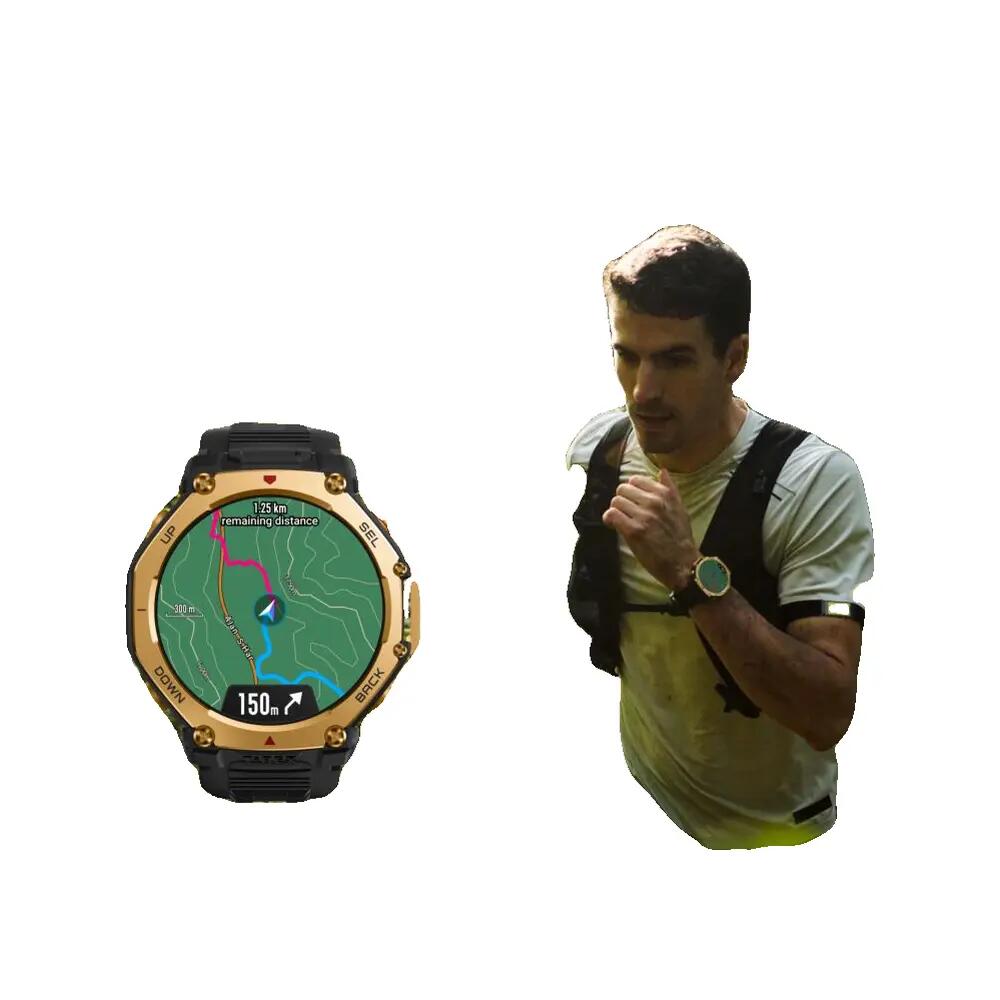 Amazfit T-Rex 3 Pro Smartwatch Zwart/Goud 5/5