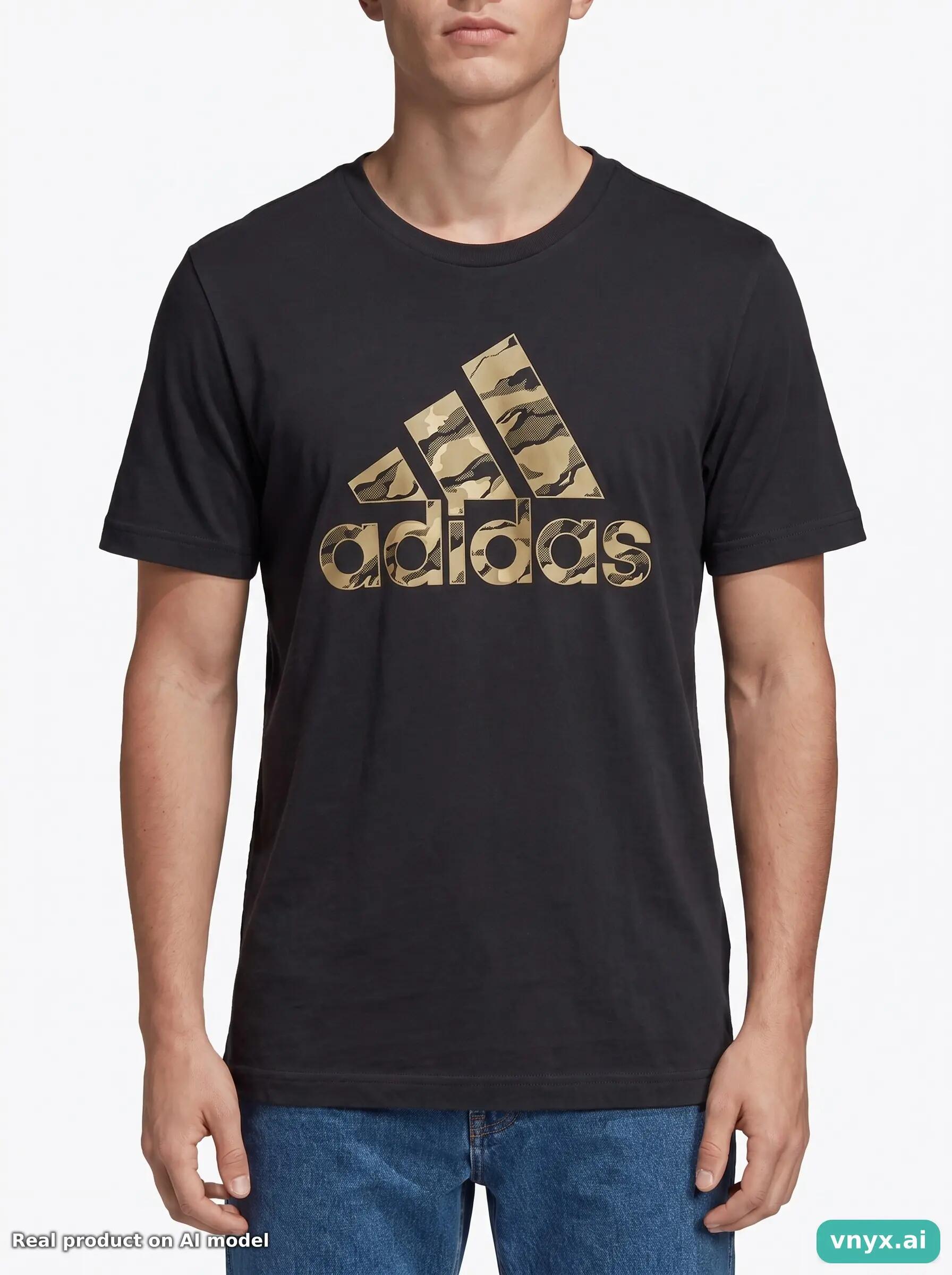 Second Life - Vintage Adidas Charcoal T-Shirt Men XS 5/6