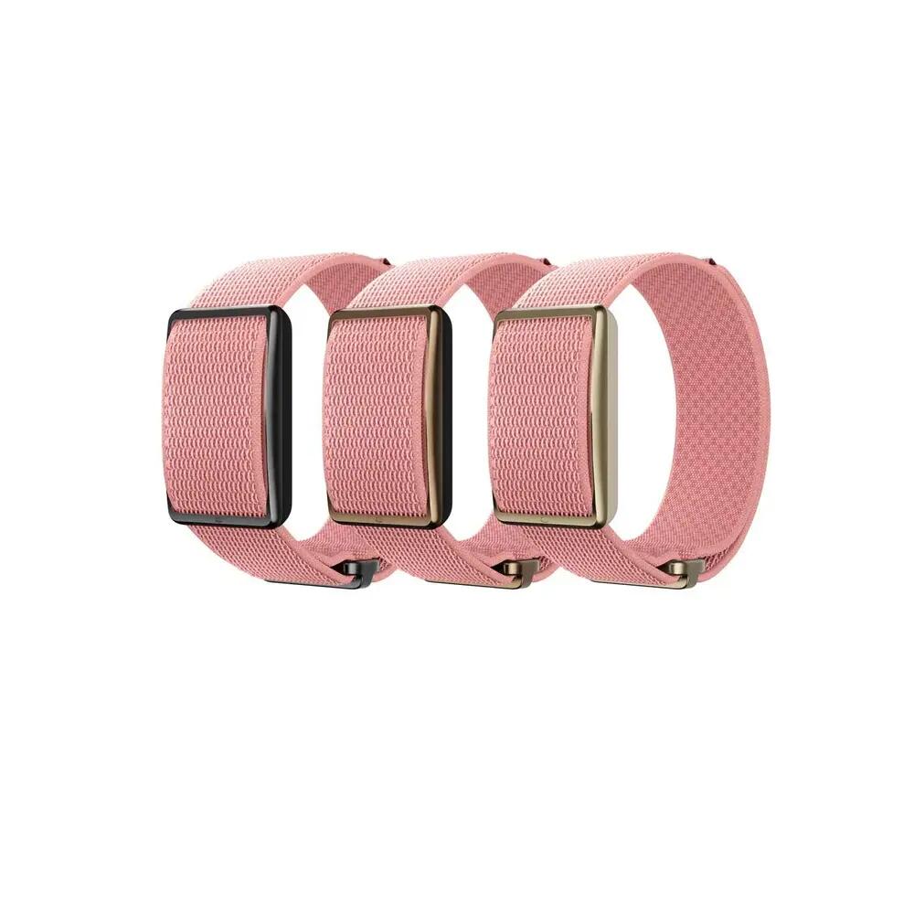 Pulseira de atividade Polar Softweave Rosa 3/5