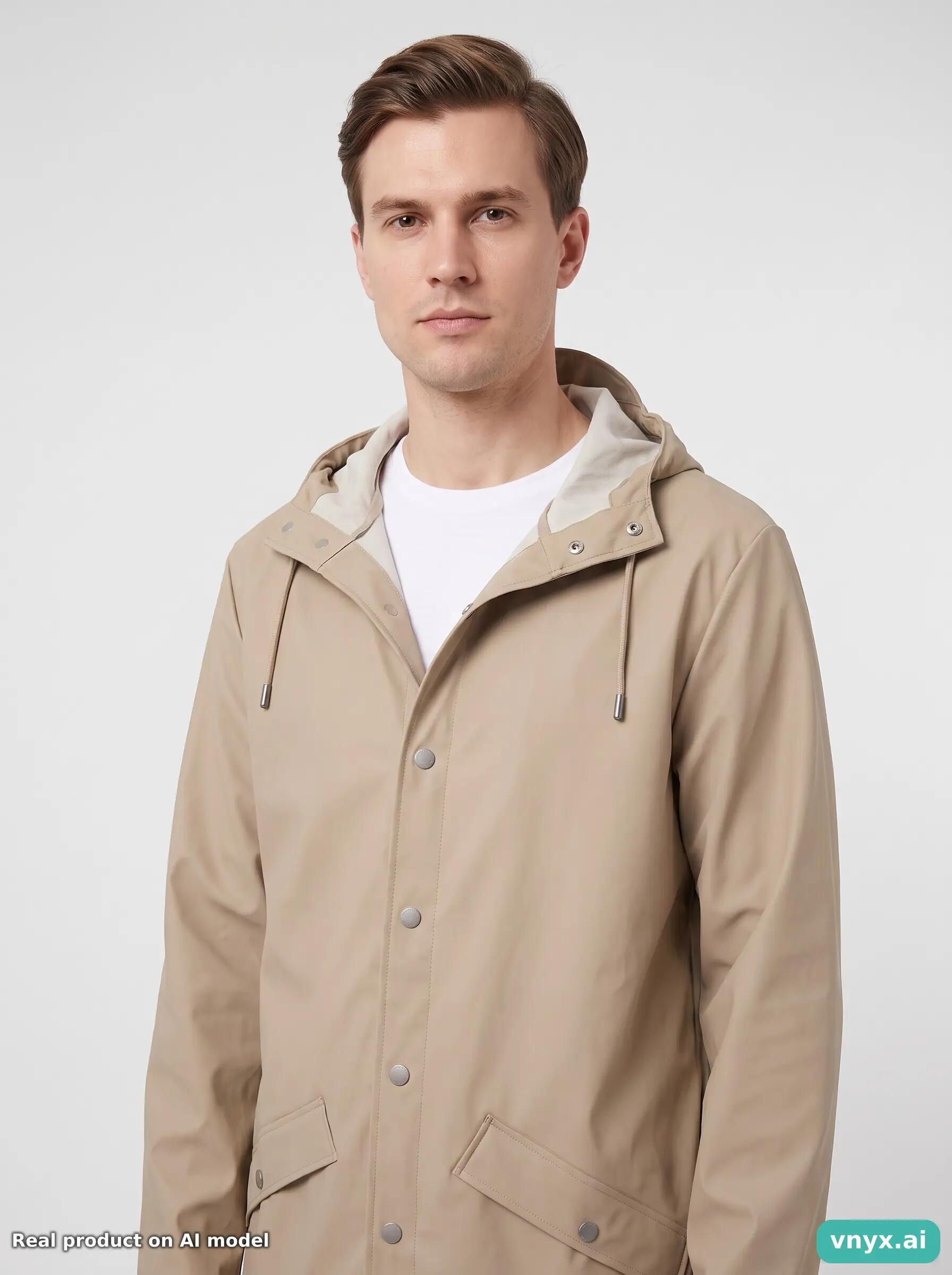 Second Life - Vintage RAINS Beige Outdoor Jacket Men XS 5/5