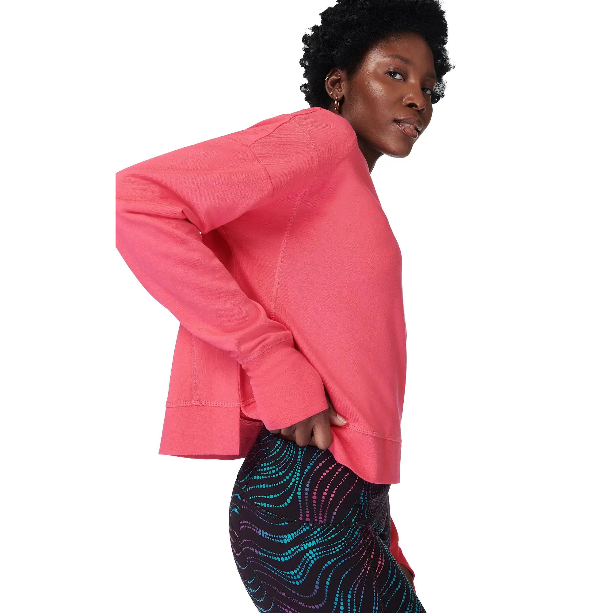 Sweat Court Manches Longues AFTER CLASS Femme (Rose) 3/3