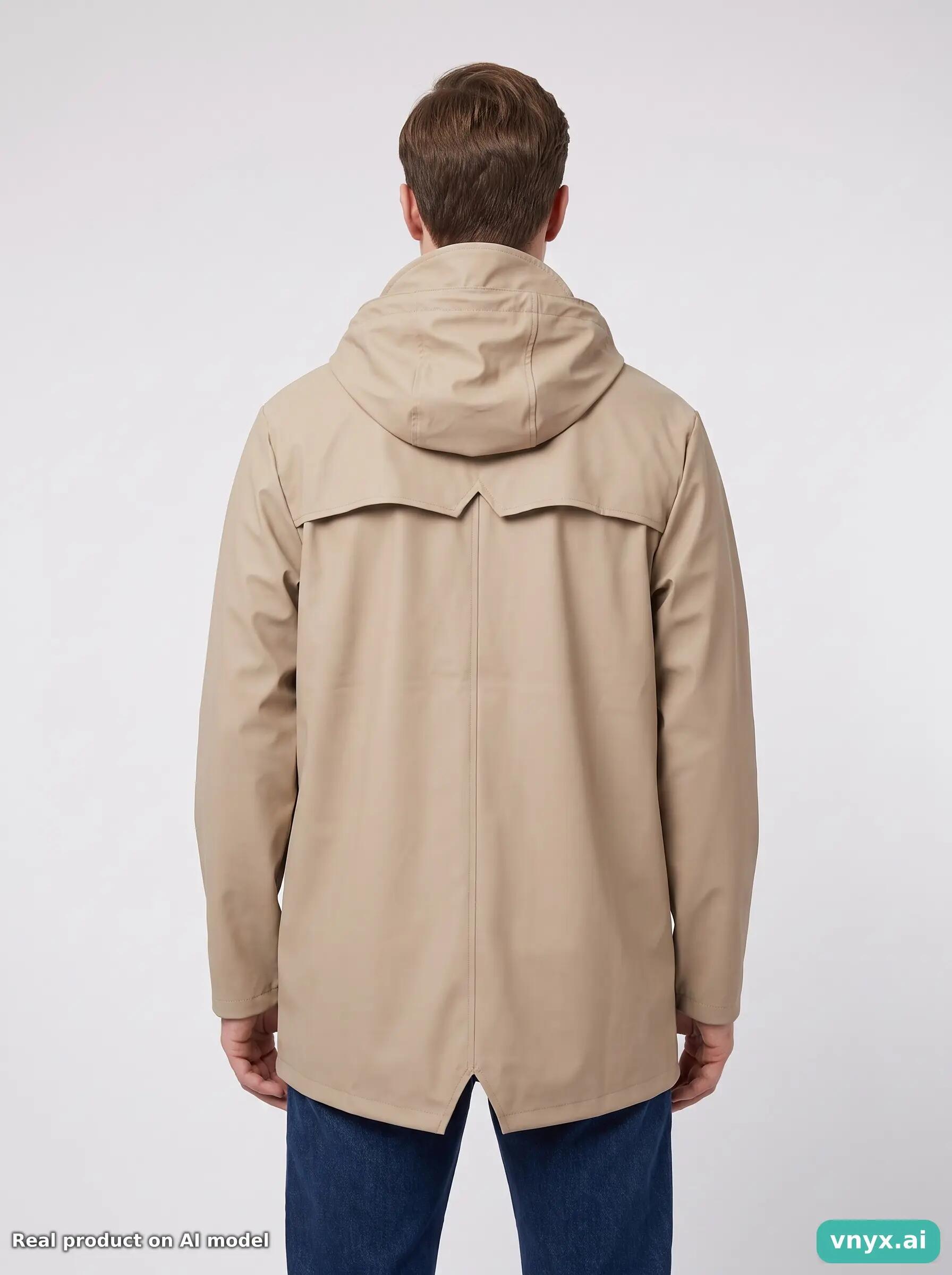 Second Life - Vintage RAINS Beige Outdoor Jacket Men XS 2/5