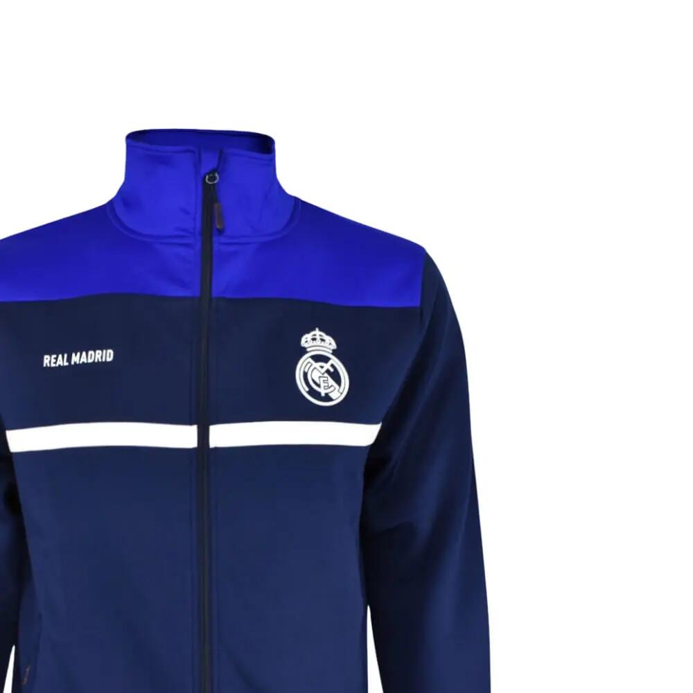 Real Madrid pulóver felnőtt cipzáros sötétkék Royal 7/7