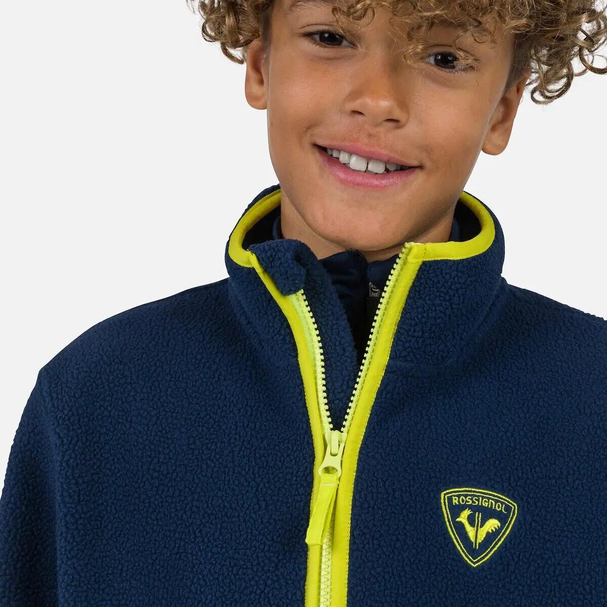 Rossignol Jr Alltrack FZ kinder fleece vest blauw 4/5