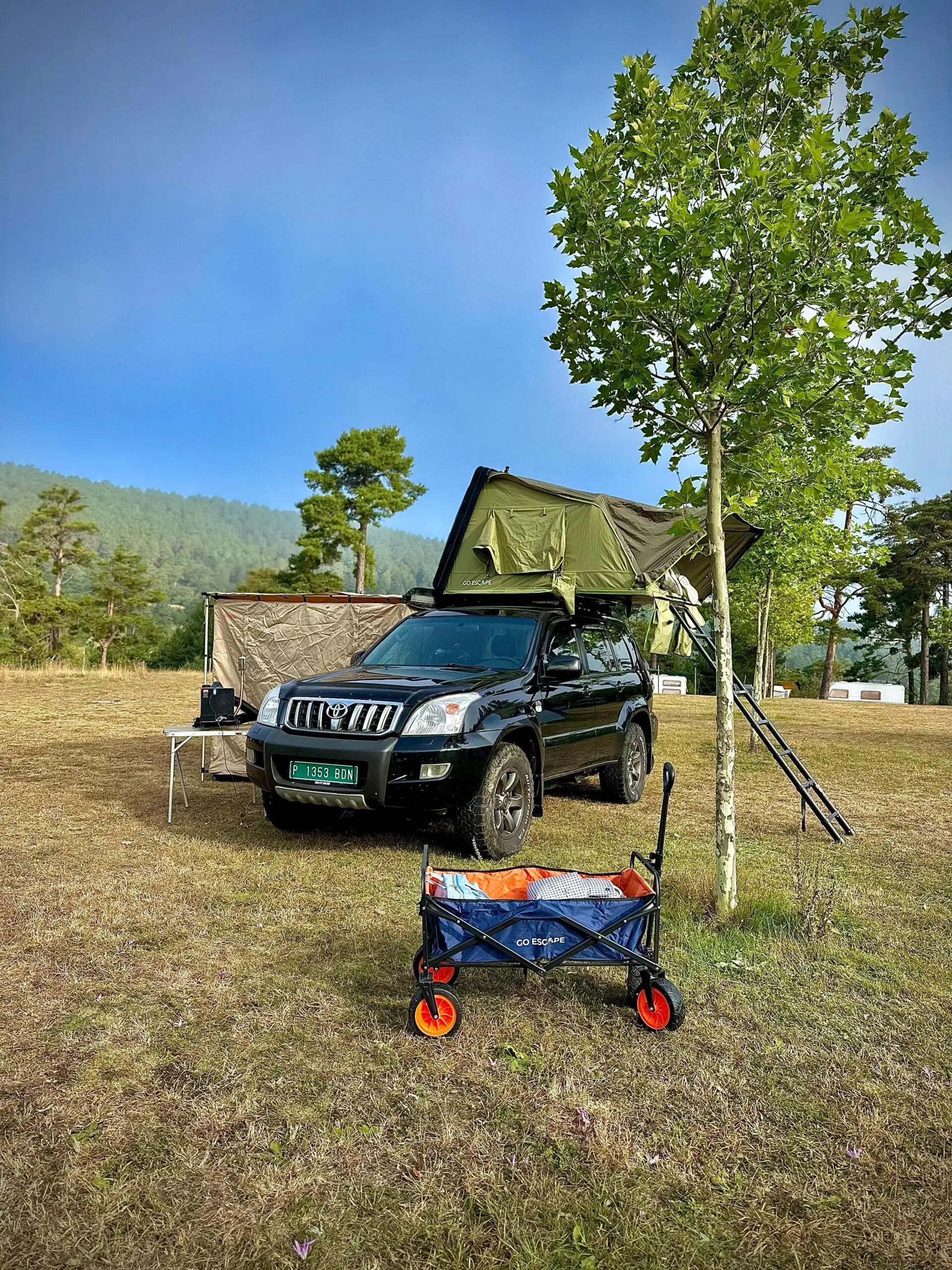 Tienda de techo para coche rígida impermeable Monte Perdido GO ESCAPE 7/8