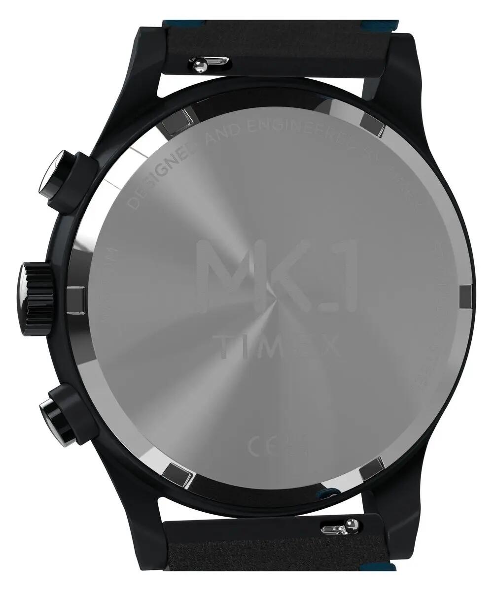 Timex Chronographe Montre Noir/Bleu TW2Y71300 3/6