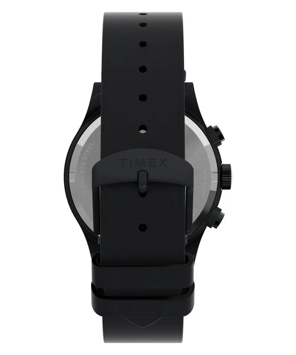 Timex Chronographe Montre Noir/Bleu TW2Y71300 2/6