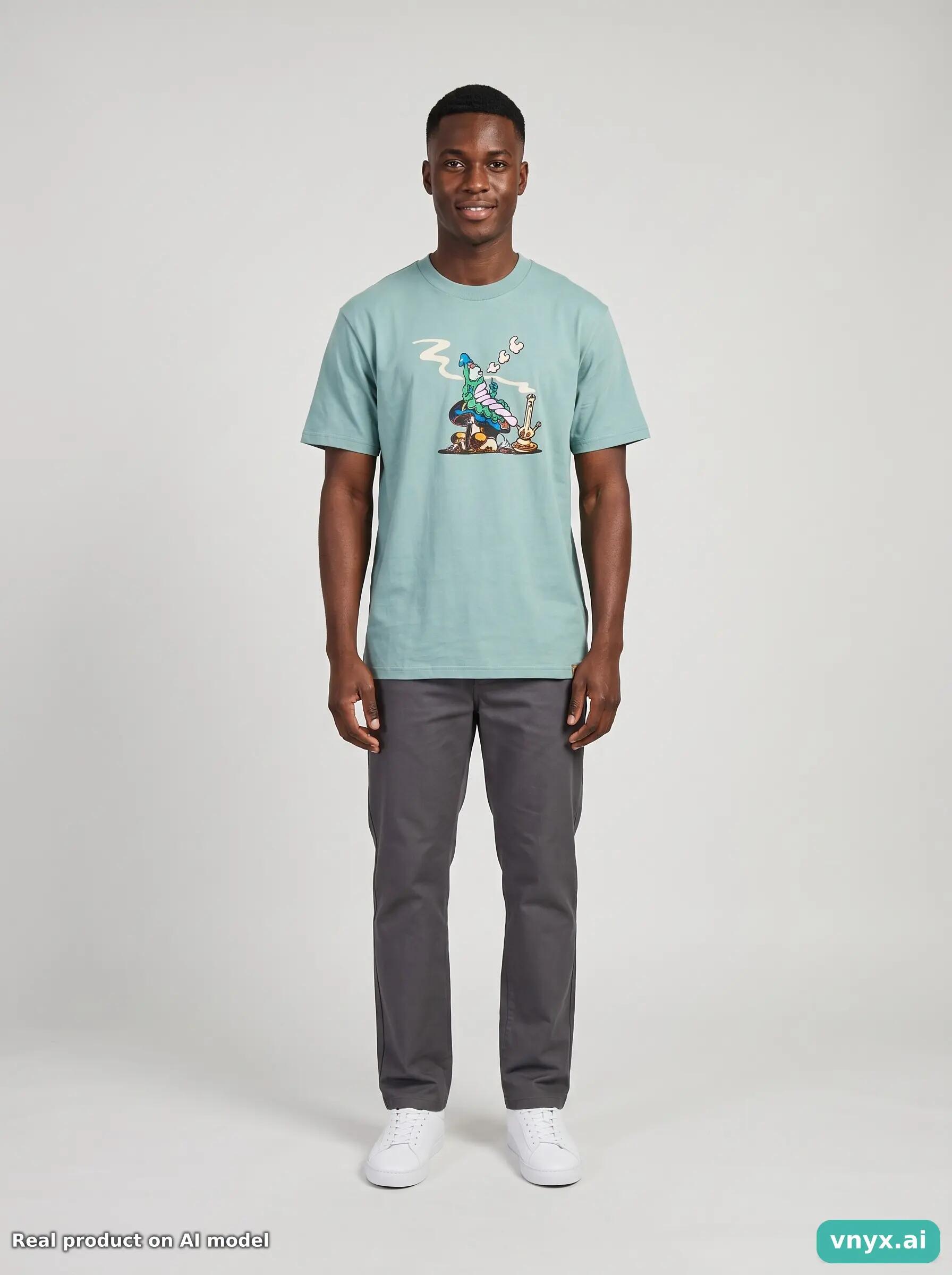Second Life - Vintage Carhartt Mint Green T-Shirt Men L 3/5