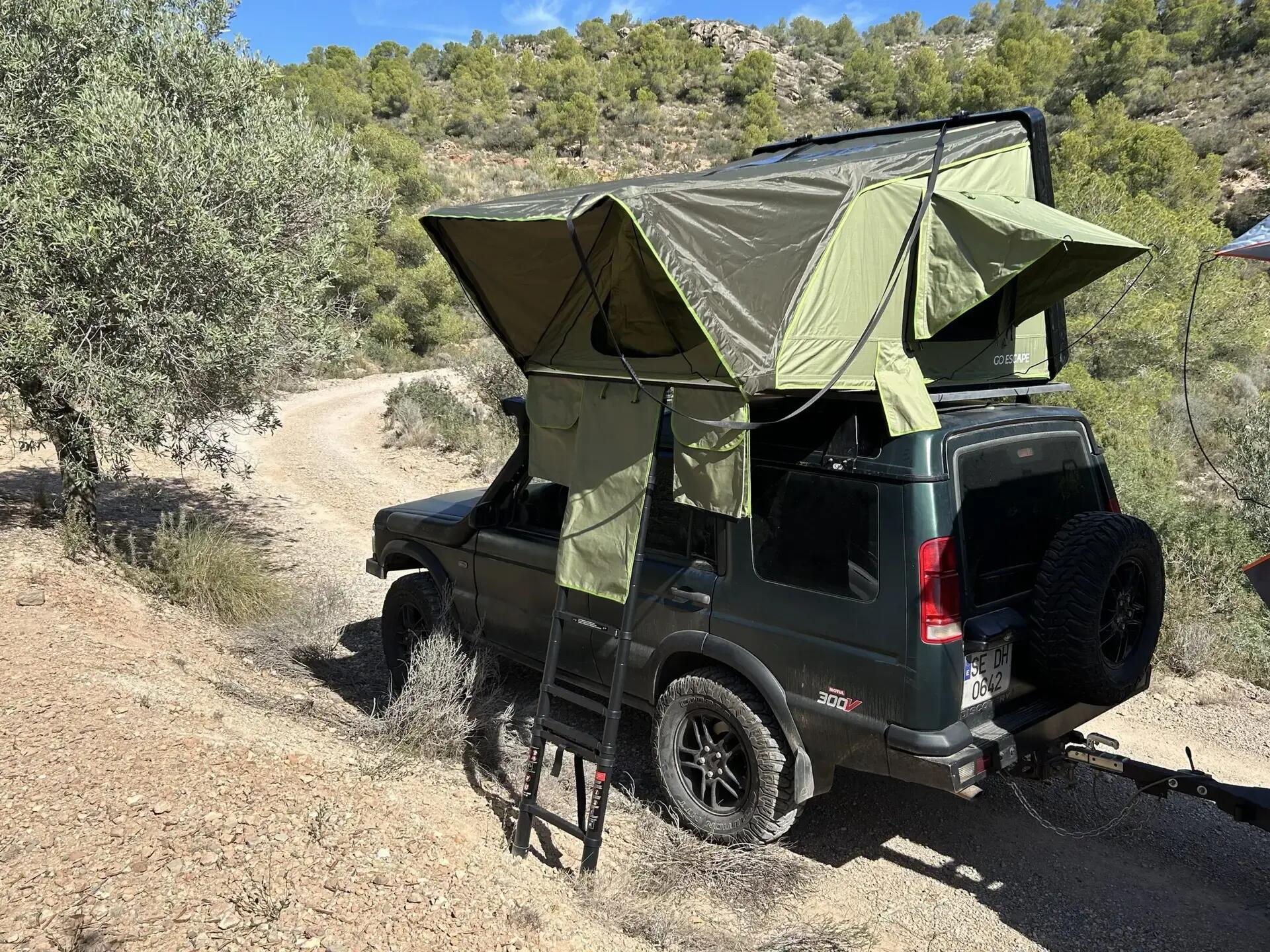 Tienda de techo para coche rígida impermeable Monte Perdido GO ESCAPE 4/8