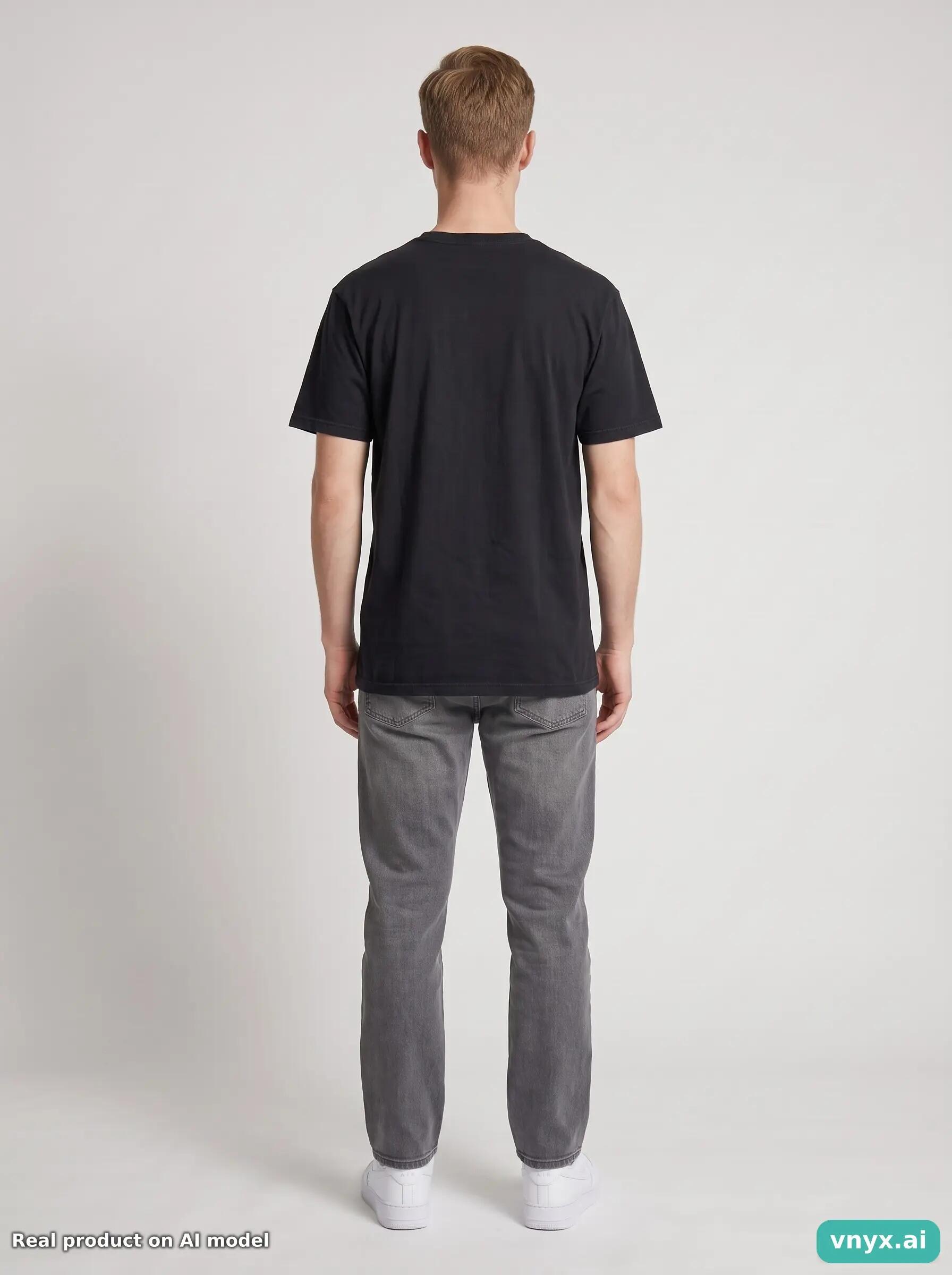 Second Life - Vintage Supreme Black T-Shirt Men L 4/5