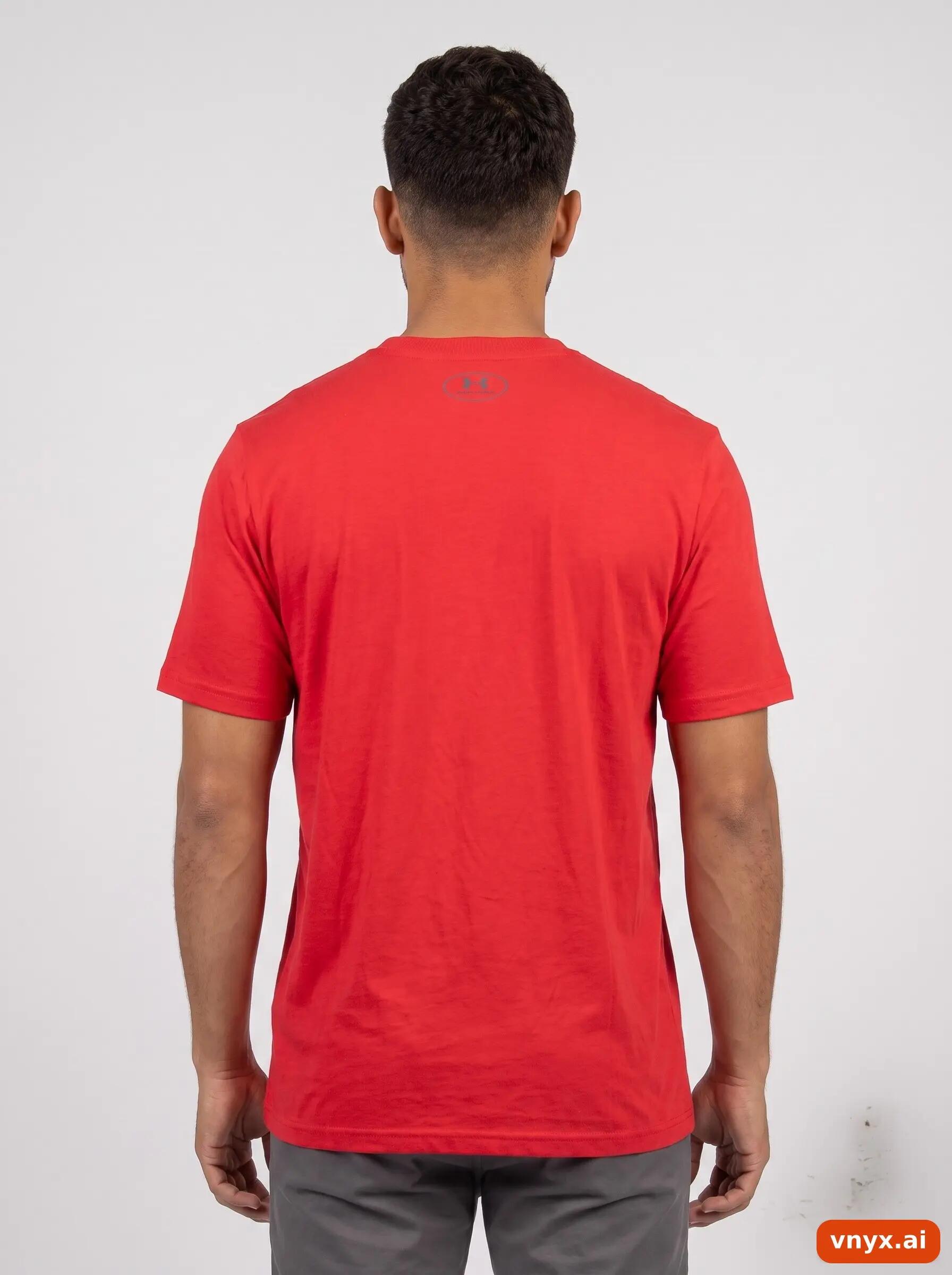 Second Life - Vintage Under Armour Red T-Shirt Men M 2/5