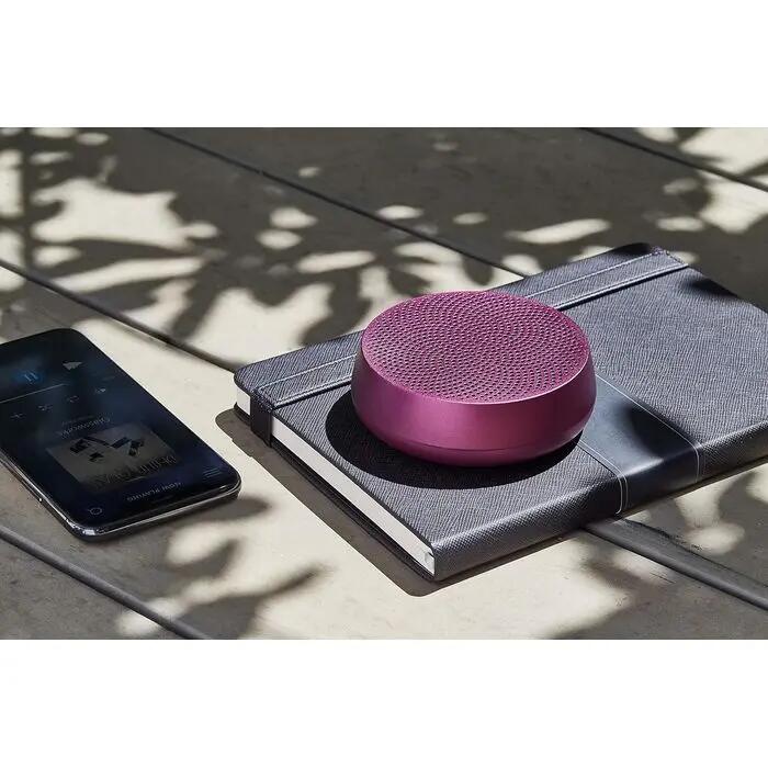 Enceinte sans fil bluetooth MINO L DARK PLUM 3/4