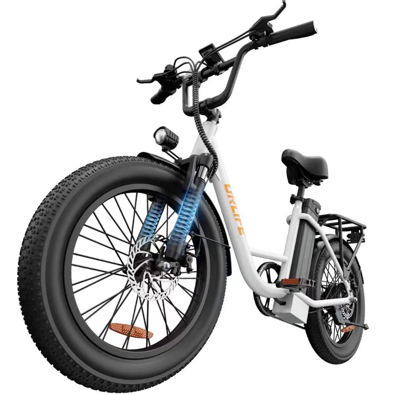 Vélo électrique urbain URLIFE E20, batterie 48V 13Ah. 2/8