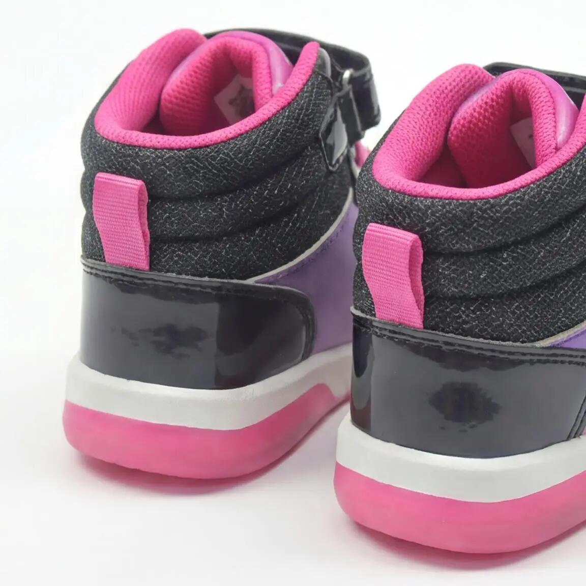 Zapatillas Deportivas con Luces Infantil Hello Kitty Kuromi con Velcro Negras 7/7