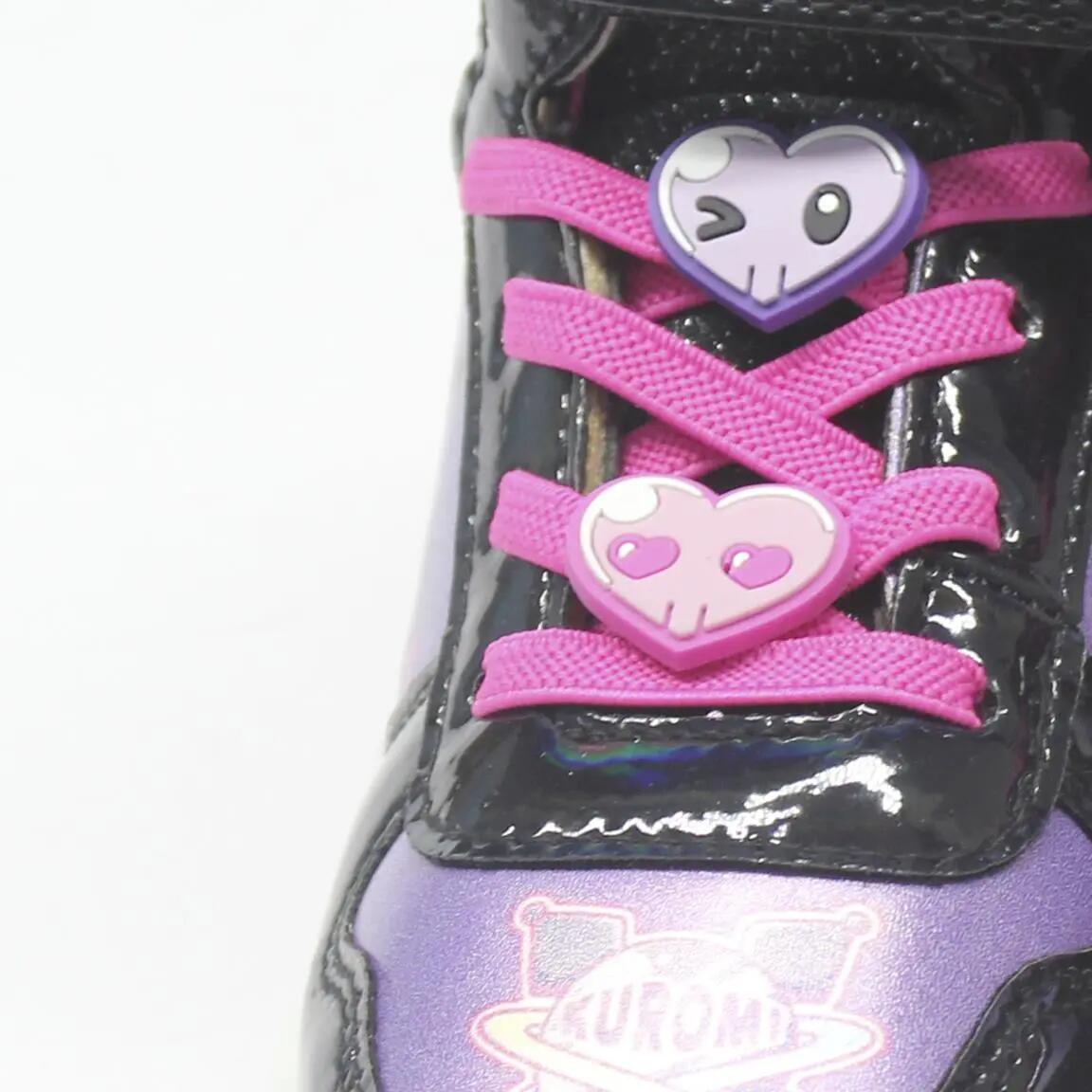 Zapatillas Deportivas con Luces Infantil Hello Kitty Kuromi con Velcro Negras 6/7