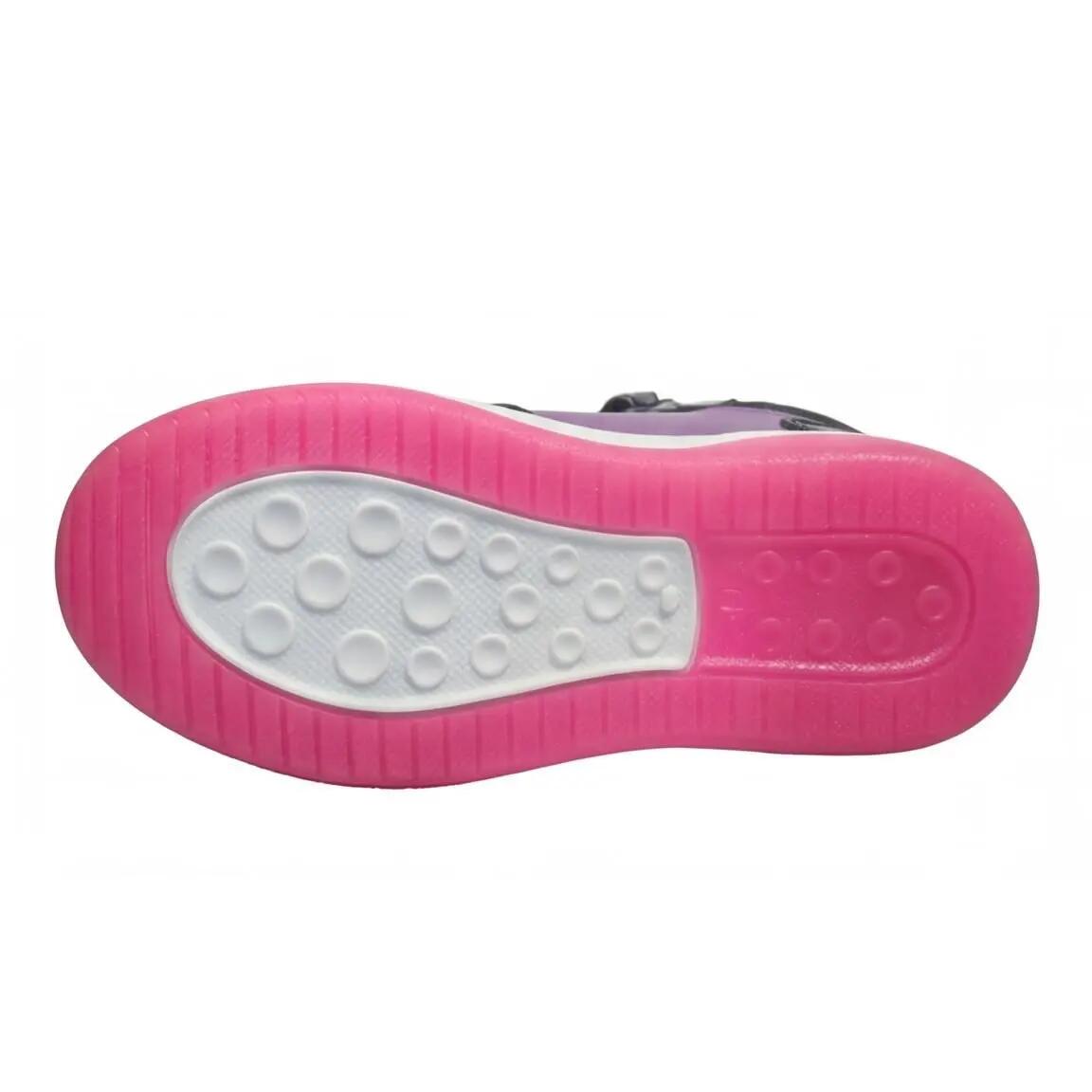 Zapatillas Deportivas con Luces Infantil Hello Kitty Kuromi con Velcro Negras 3/7