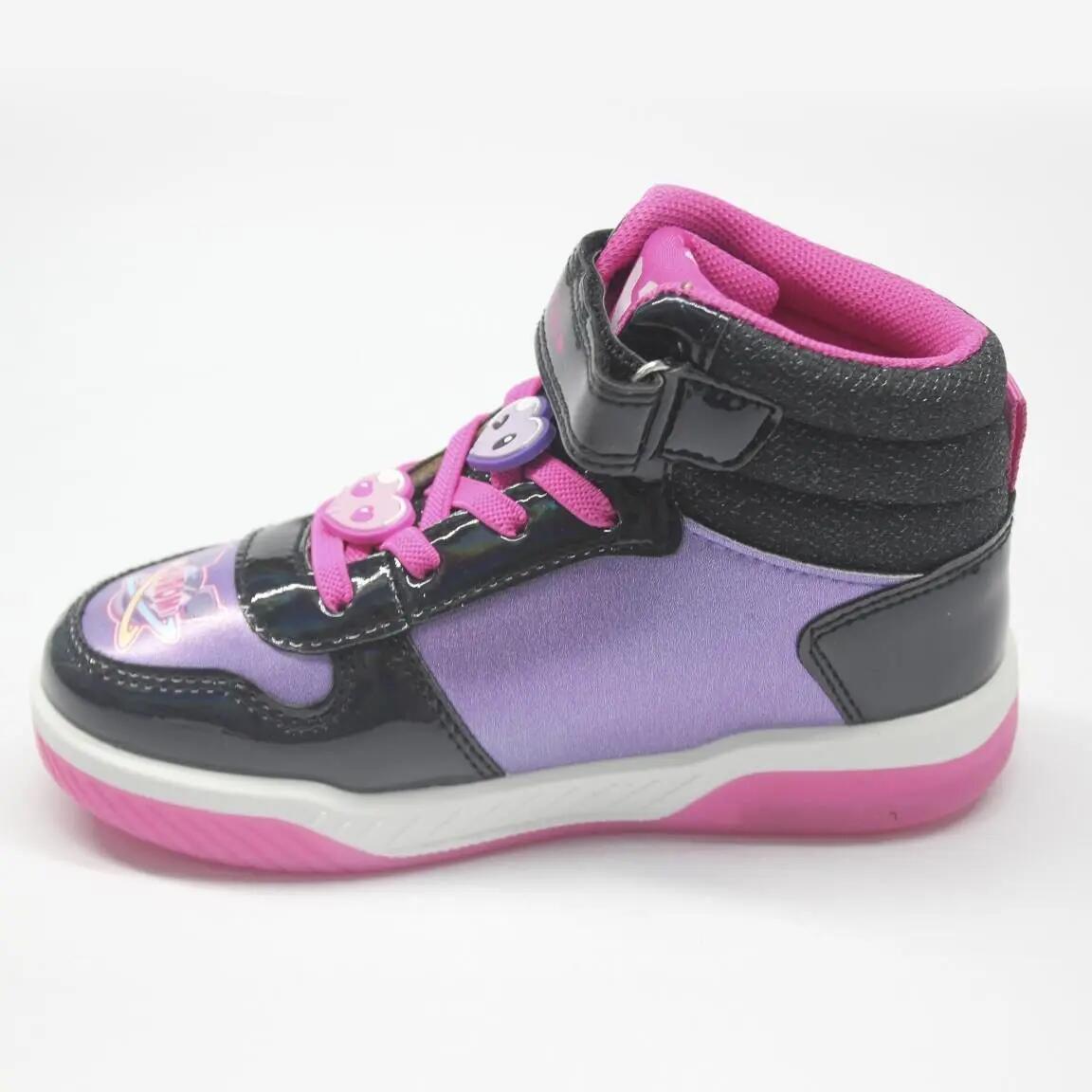 Zapatillas Deportivas con Luces Infantil Hello Kitty Kuromi con Velcro Negras 2/7