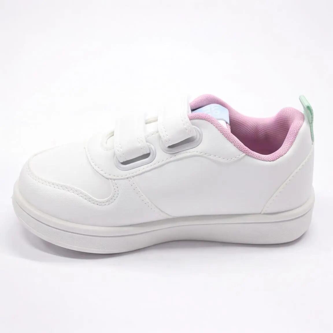 Zapatillas Deportivas Infantil Hello Kitty con Doble Velcro Blancas 2/6