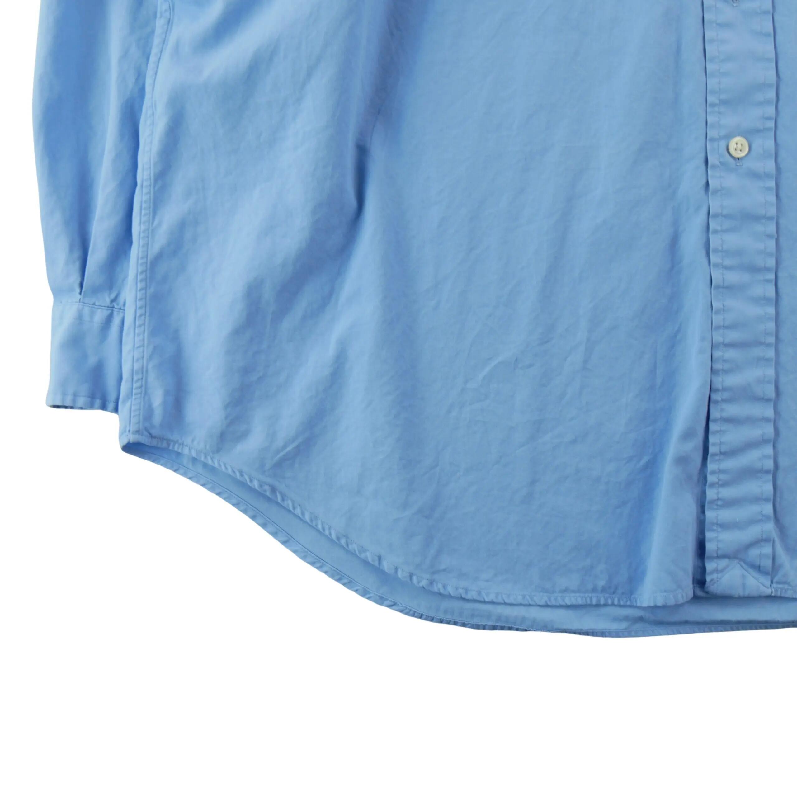 Second hand - Camicia classica uomo tinta unita blu - Stato molto buono 5/6