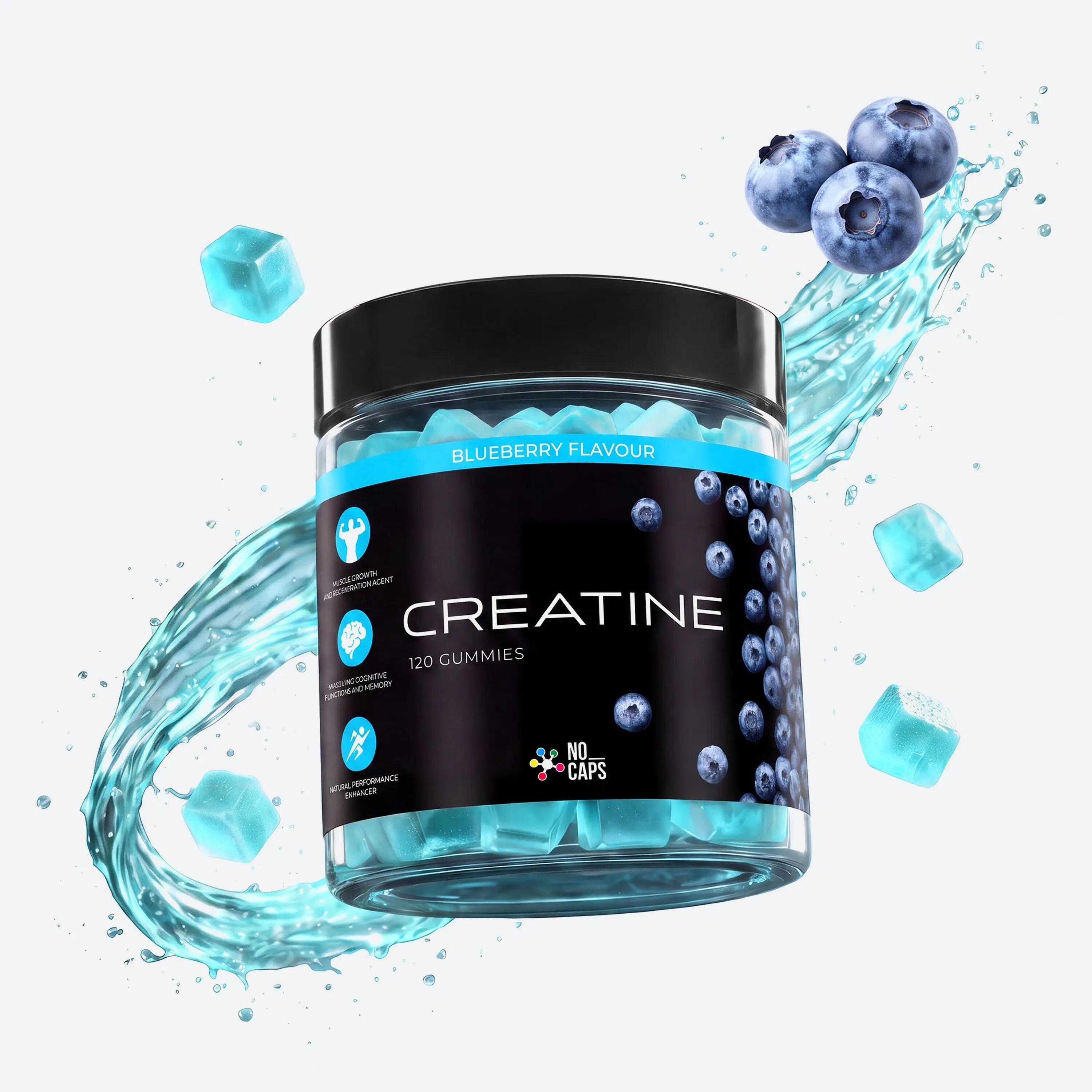 Żelki z kreatyną DMT no_caps Creatine 120 szt. 3/4