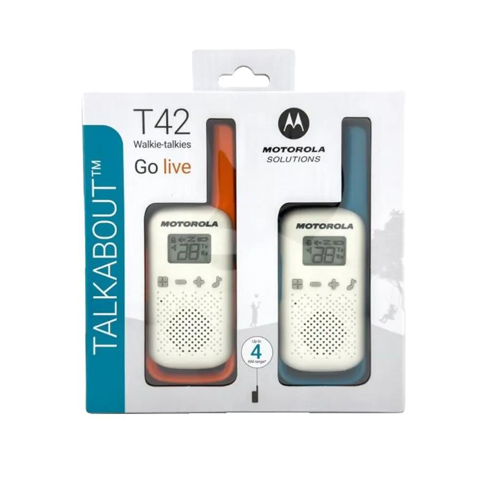 Talkie-walkie Motorola T42 Gummy Pack de 2 5/5