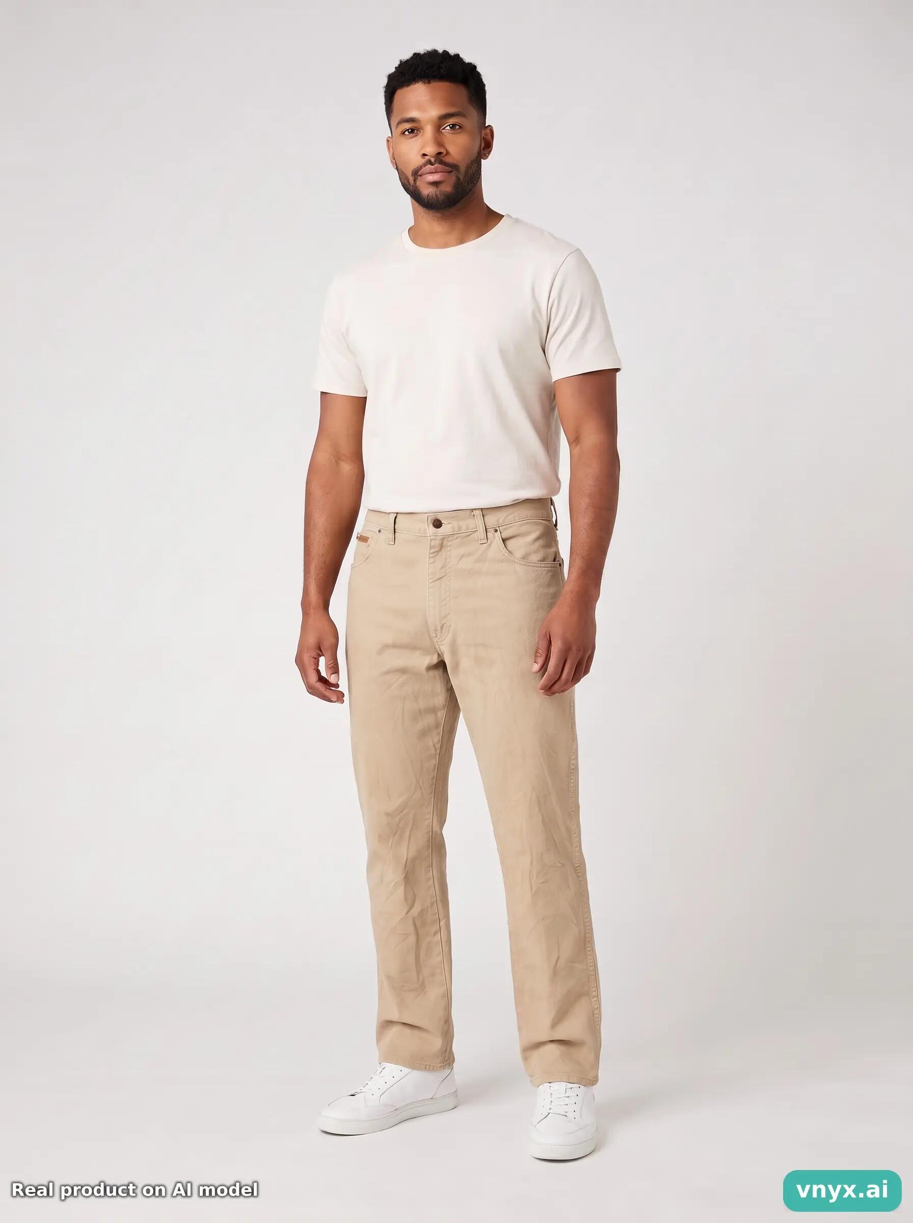 Second Life - Vintage Wrangler Beige Jeans Men 38 L30 6/6
