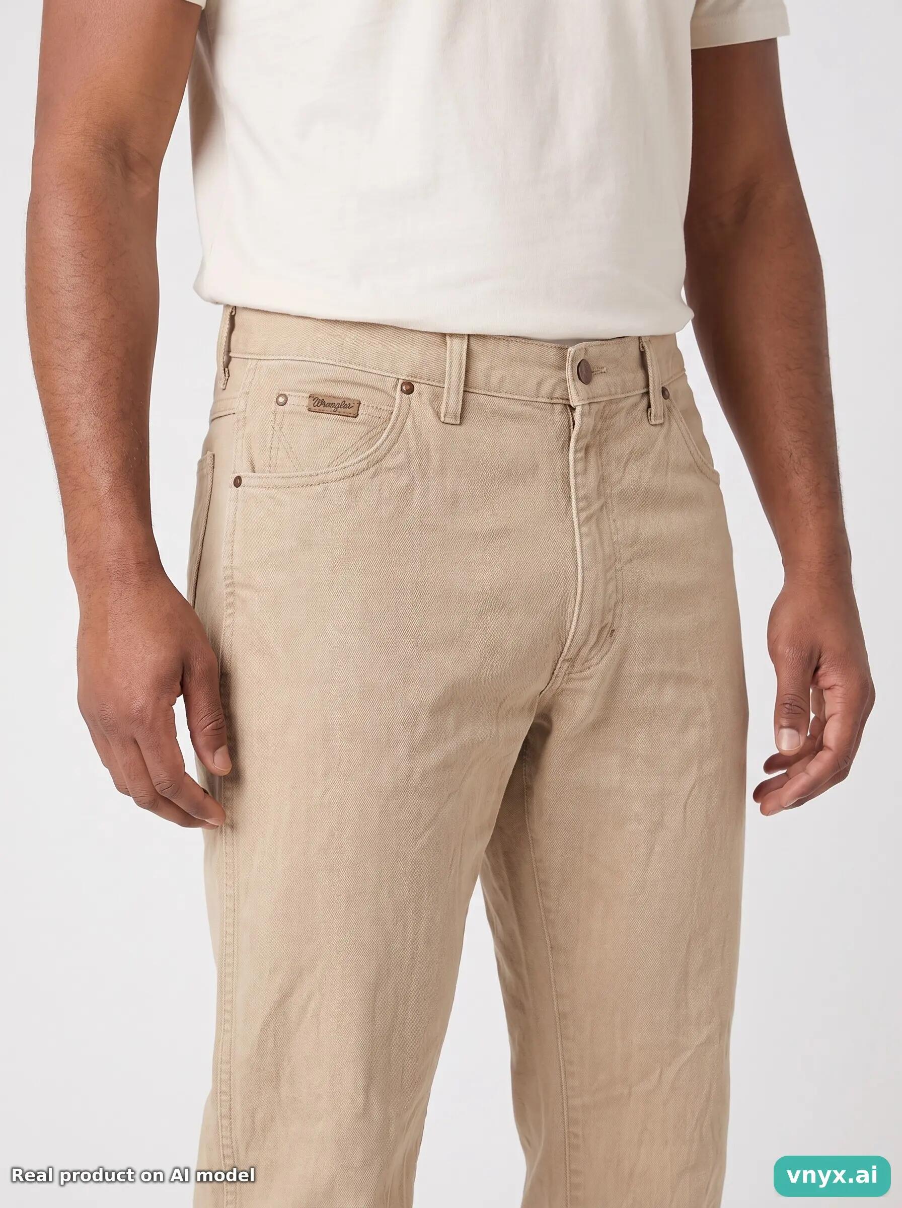 Second Life - Vintage Wrangler Beige Jeans Men 38 L30 5/6