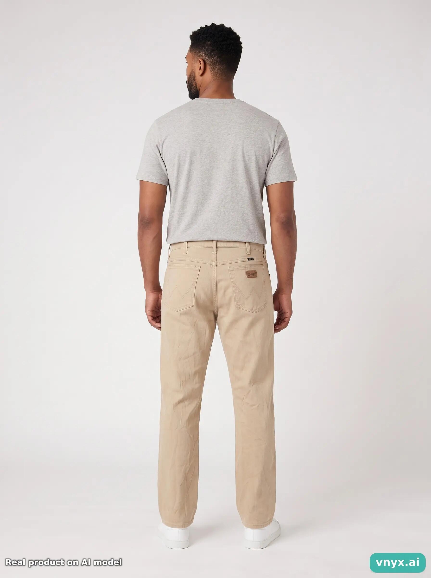 Second Life - Vintage Wrangler Beige Jeans Men 38 L30 4/6