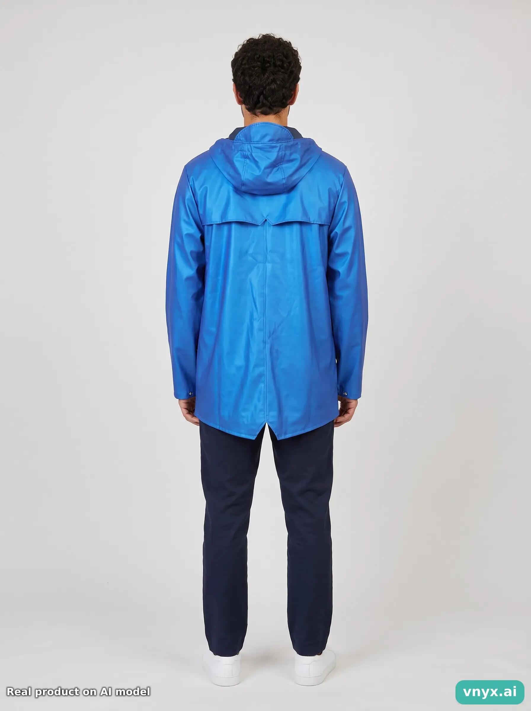 Second Life - Vintage RAINS Blue Windbreaker Men XL 2/5