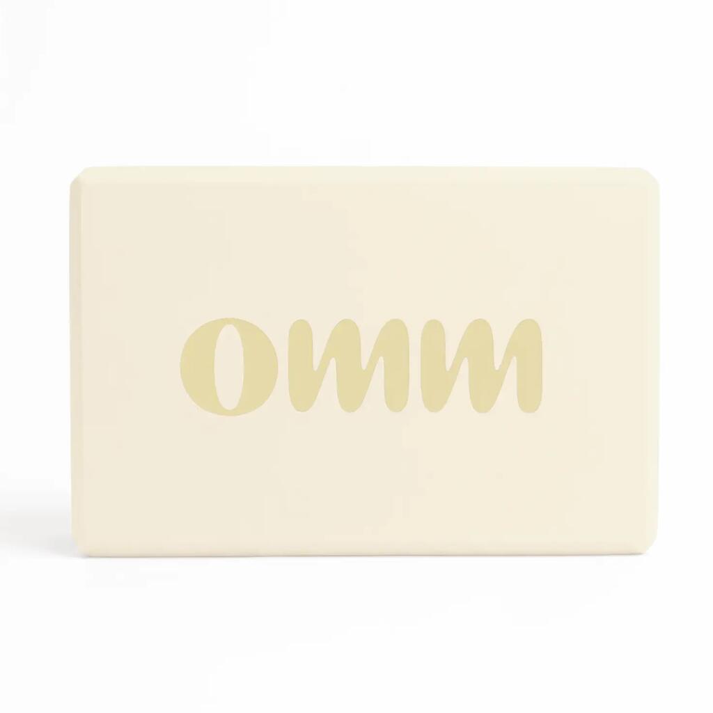 Йога куб OMM YOGA - бял